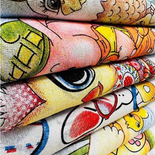Pano de Prato Bainha Estampado 100% Algodão 35x60cm 100 unidade 4