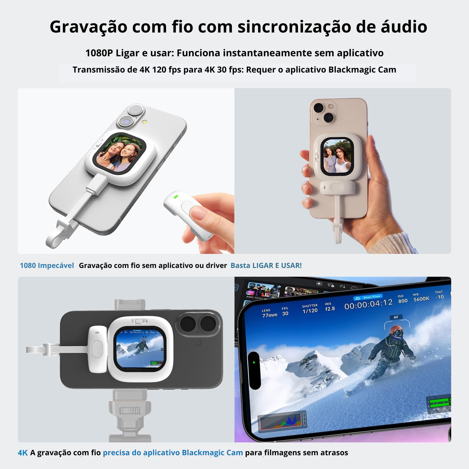Vlogmate Mini - Monitor de Selfie  2