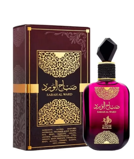 Perfume Árabe Feminino Al Wataniah Sabah Al Ward Edp 100ml Importado Lacrado Original 1