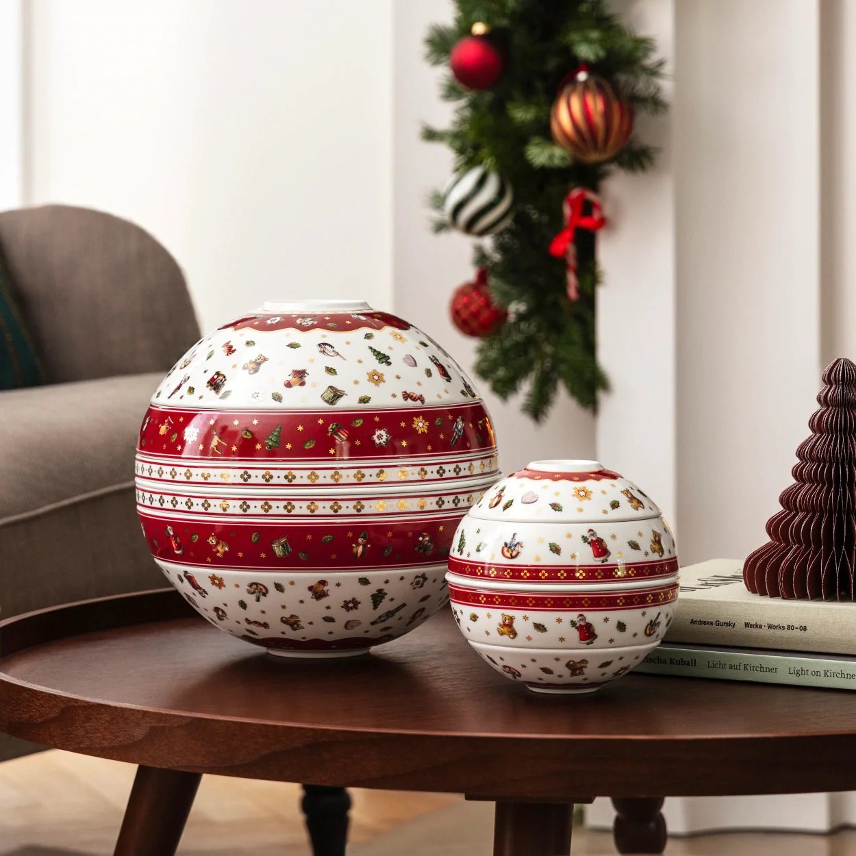 Jogo de Pratos em Porcelana 7 Peças (Edição Natal Limitada) La Boule 4