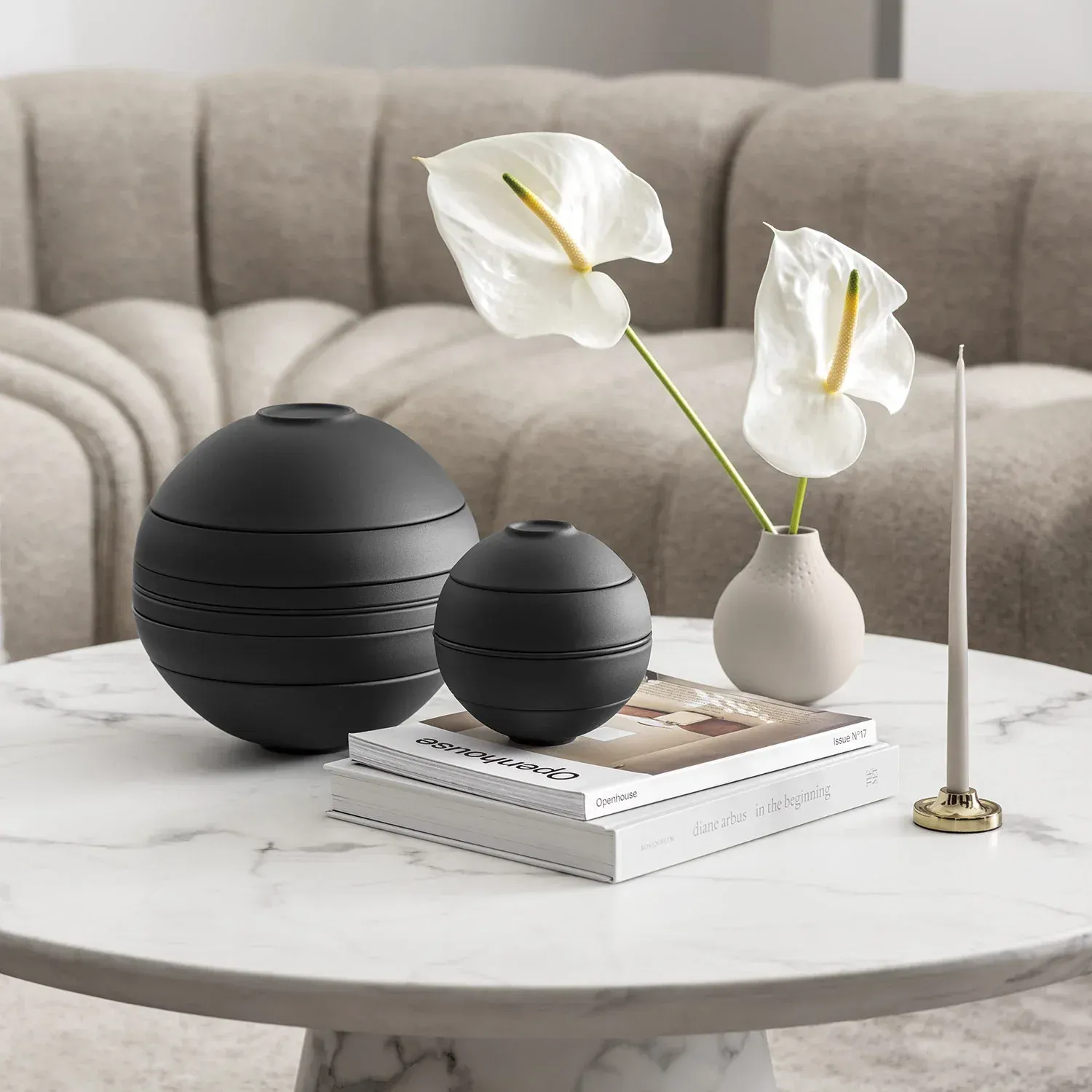 Conjunto de Jantar para 2 Pessoas - La Boule 7 Peças Preto 4