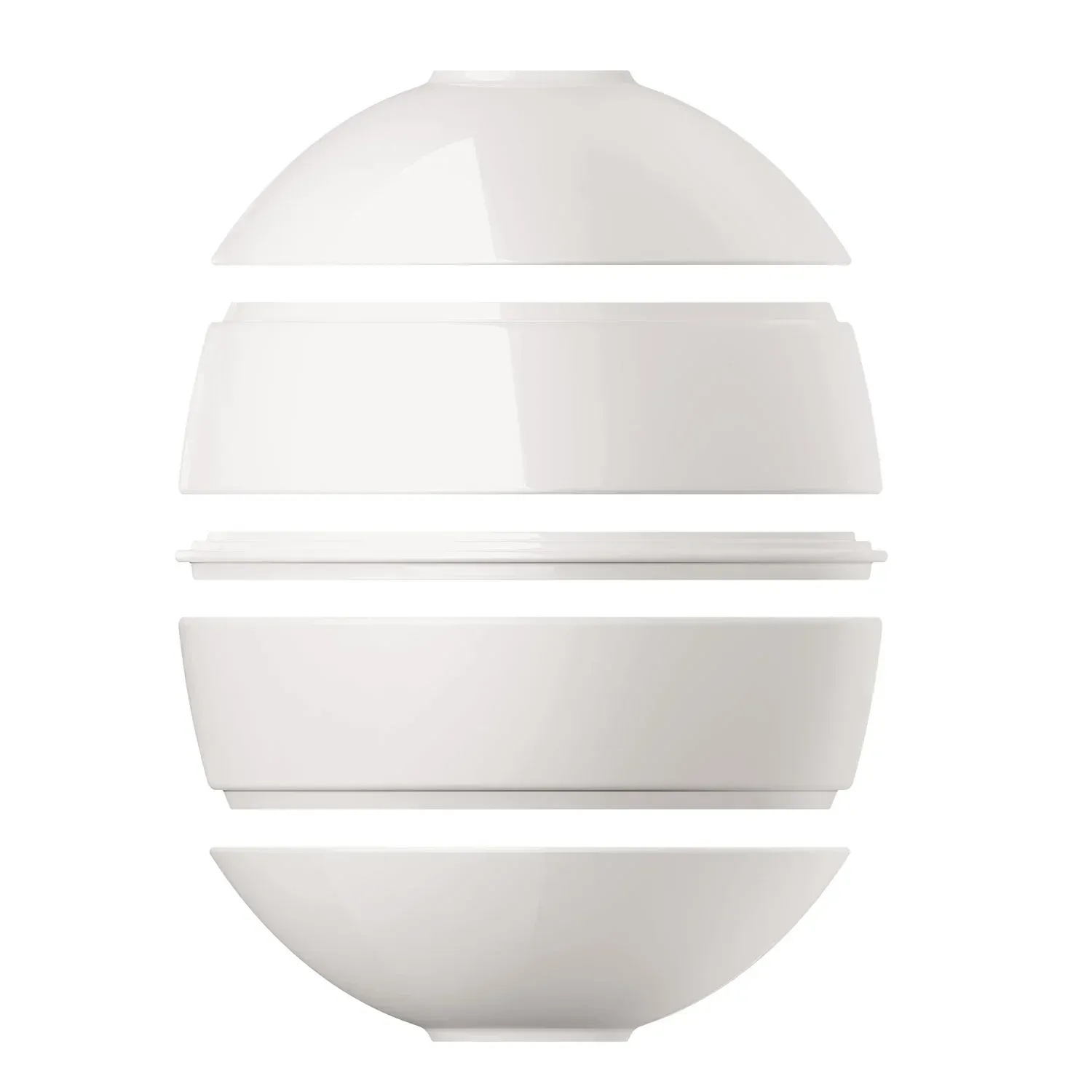 Conjunto de Jantar para 2 Pessoas - La Boule 7 Peças Branco 6