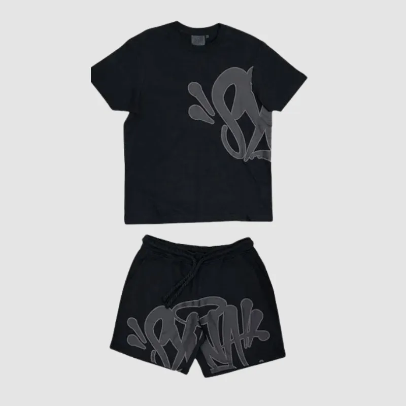 Conjunto Shorts Synaworld Preto/Cinza + Conjunto Shorts Synaworld Cinza (Pague 1 Leve 2) 2