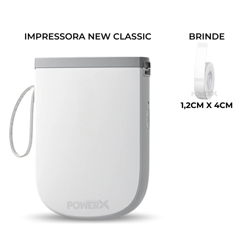 Impressora Térmica New Classic + 10 Rolos Adesivos 2
