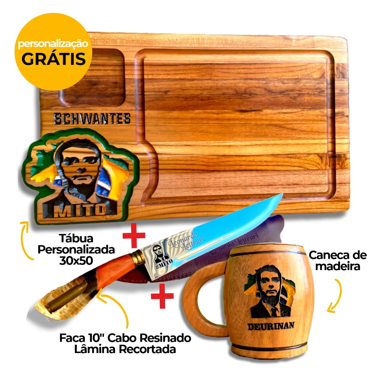Kit Churrasco Bolsonaro - Personalizado 1