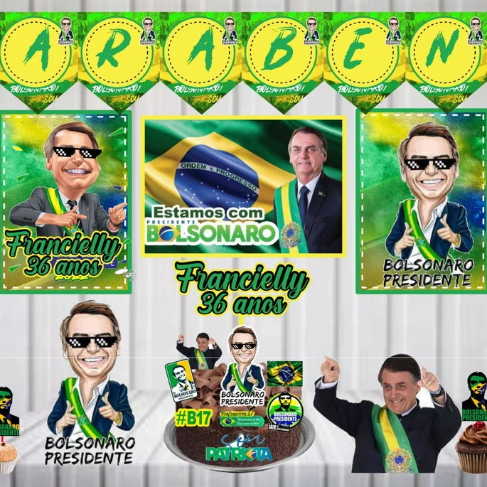 Kit Festa " É Só Um Bolinho" Bolsonaro. 1