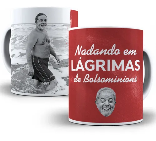 Caneca Nadando Em Lagrimas De Bolsonarista Lula 2022 1
