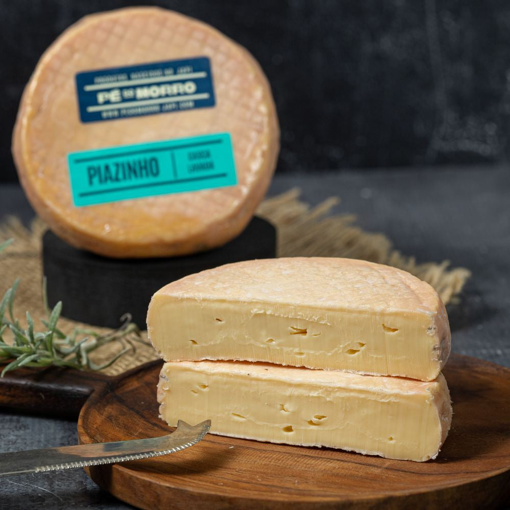 Piazinho - Queijo Artesanal Brasileiro Casca Lavada - Peça 200G - Pé Do Morro 1
