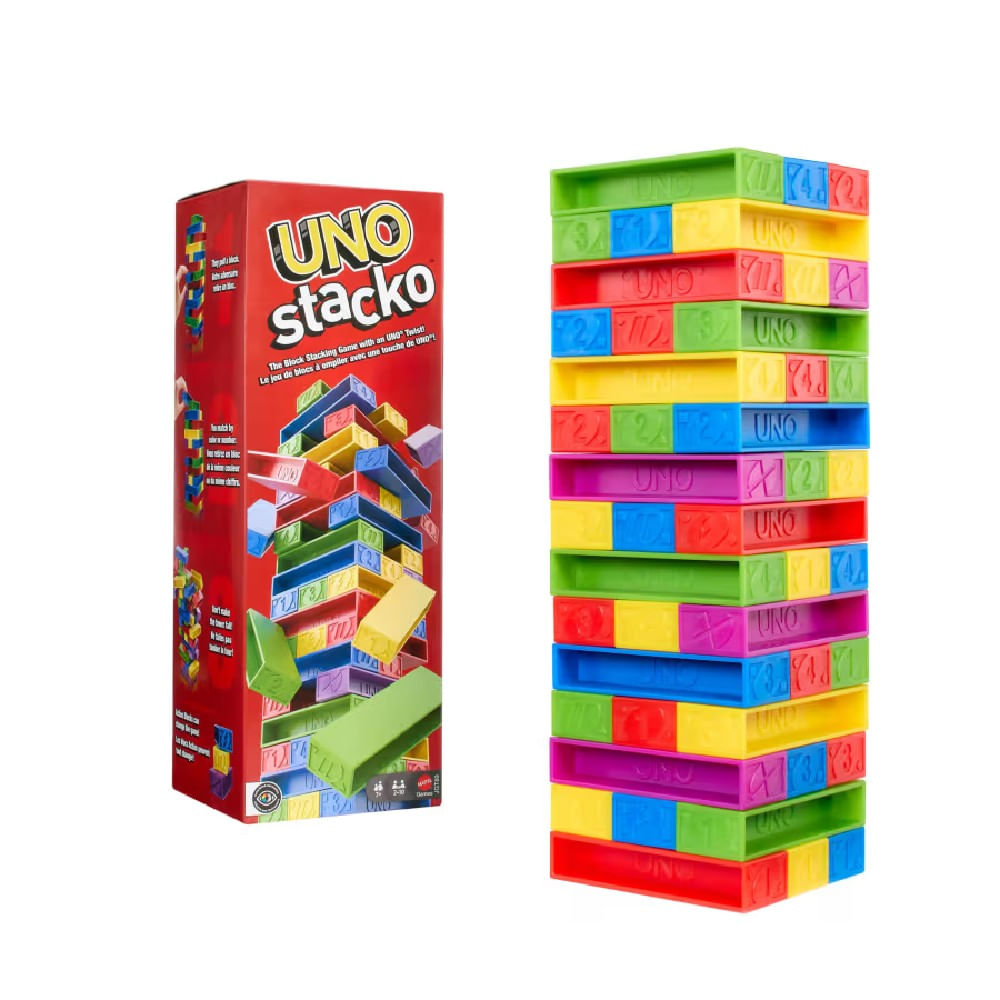 Jogo Uno Tabuleiro Stacko - Mattel 1