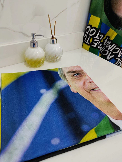 Toalha de Banho e Praia Estampada do Bolsonaro 2