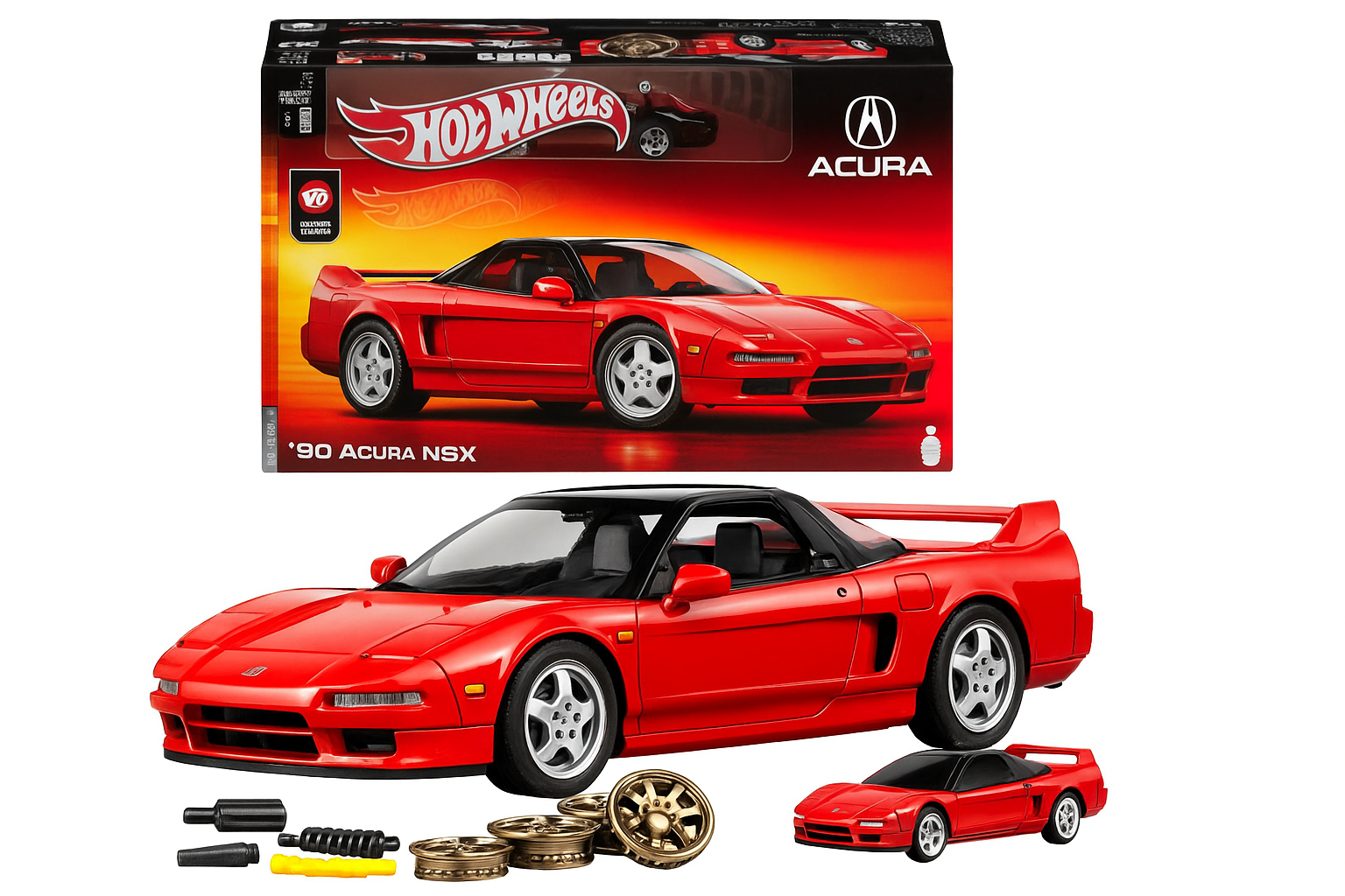 Hot Wheels Brick Shop Elite 90 Acura NSX - Mattel 1
