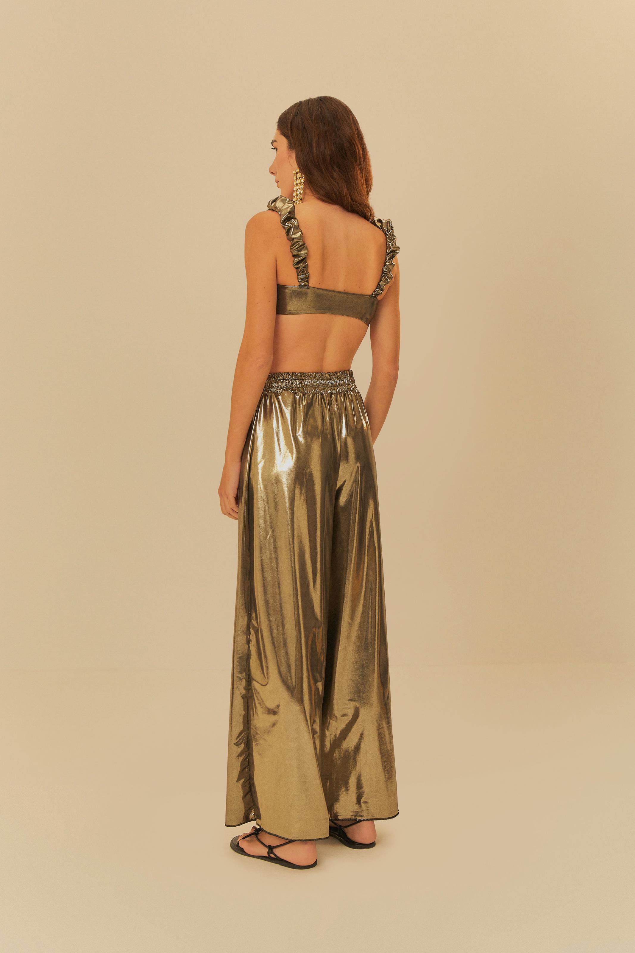 Conjunto Pantalona Metalizado 2