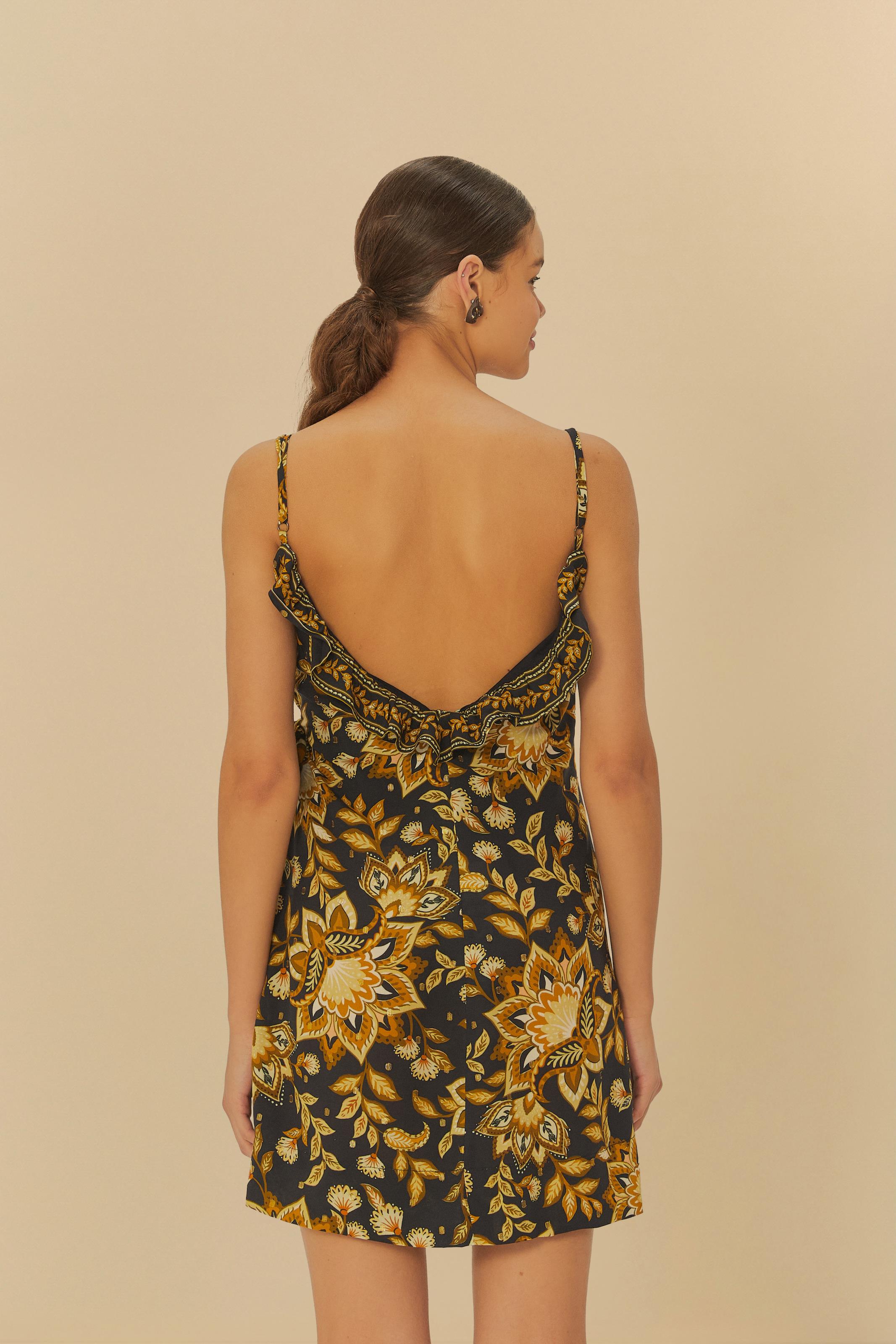 Vestido Curto Flora Abacaxi 2