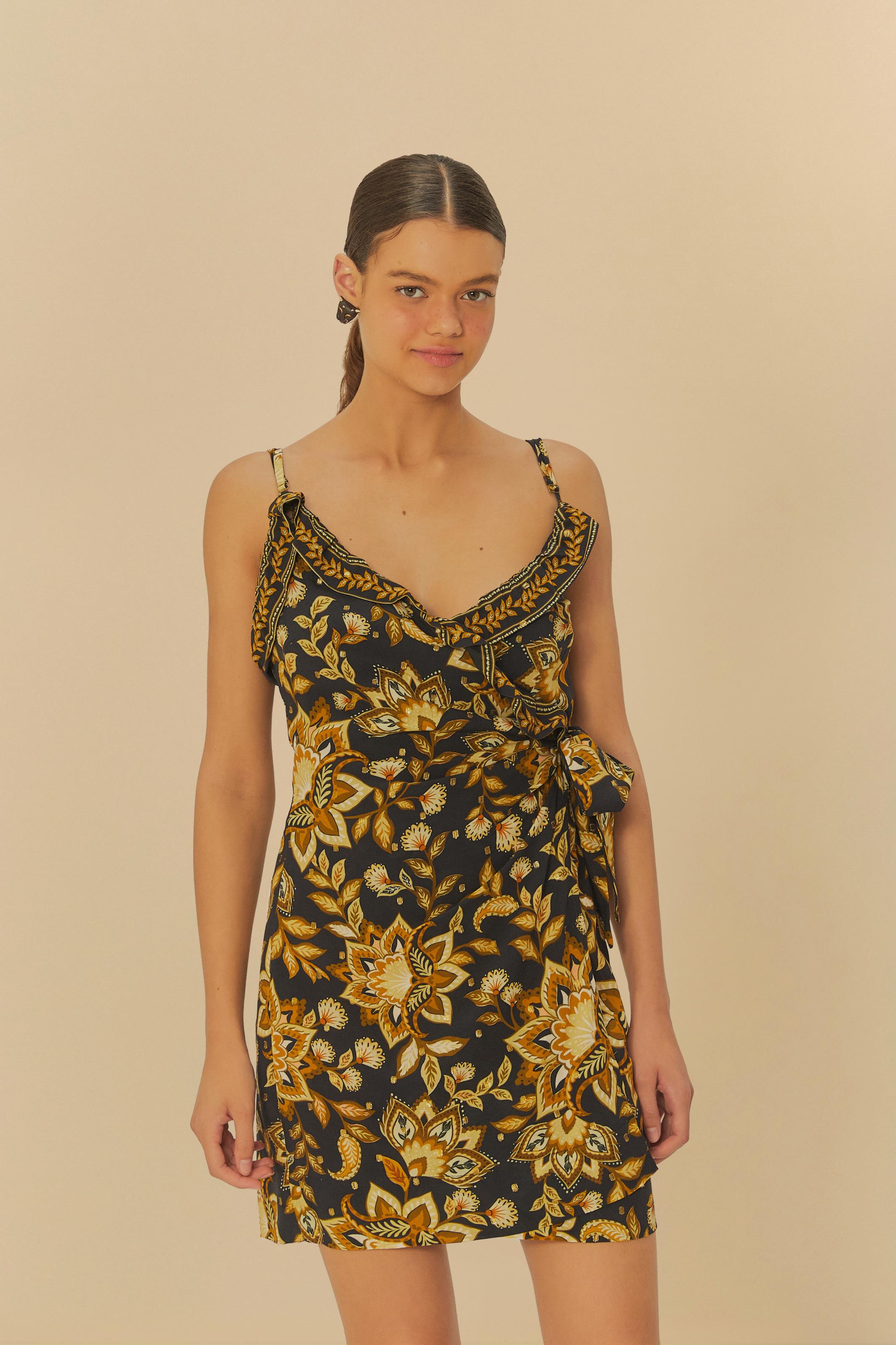 Vestido Curto Flora Abacaxi 1