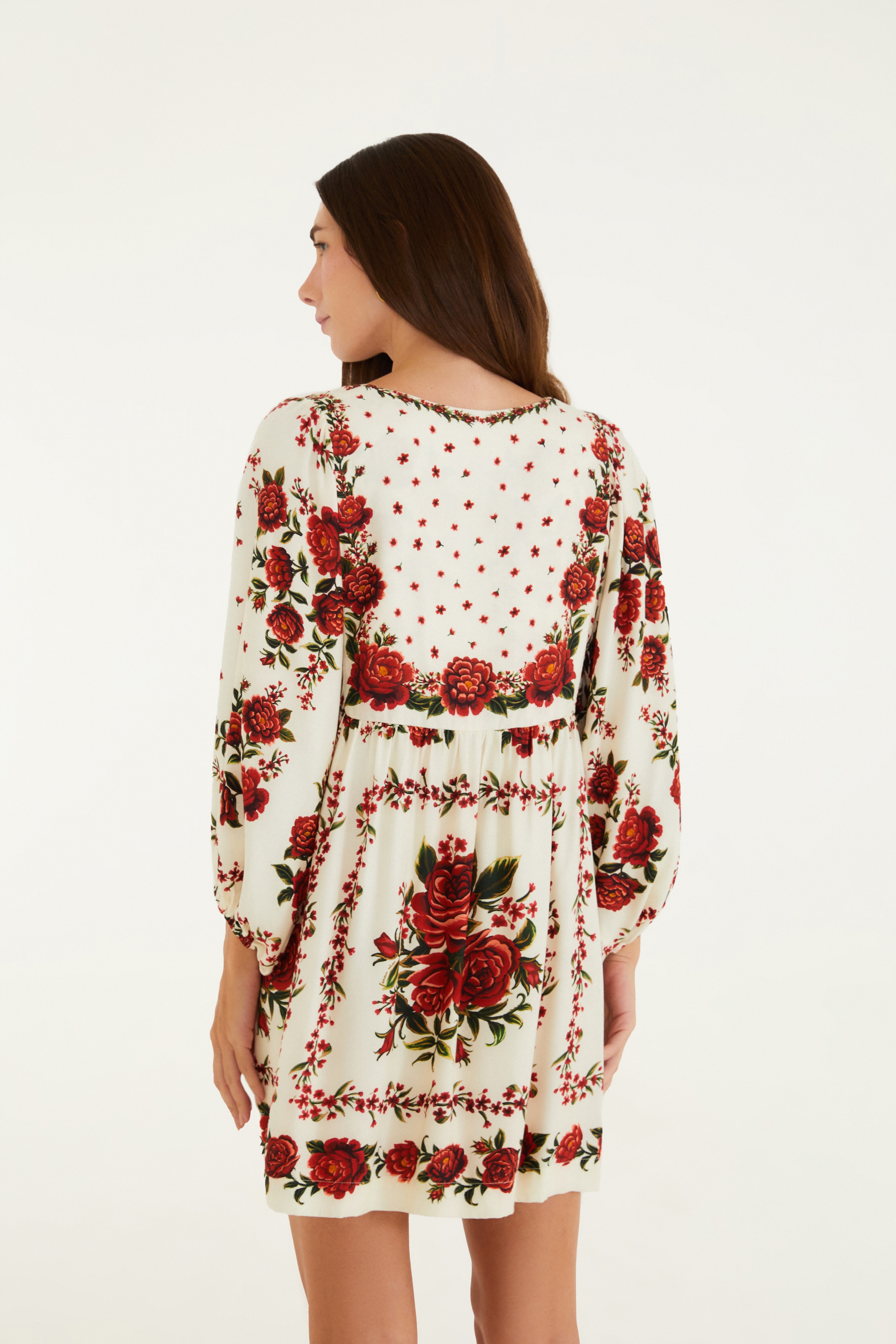 Vestido Curto Estampado Rosália 2