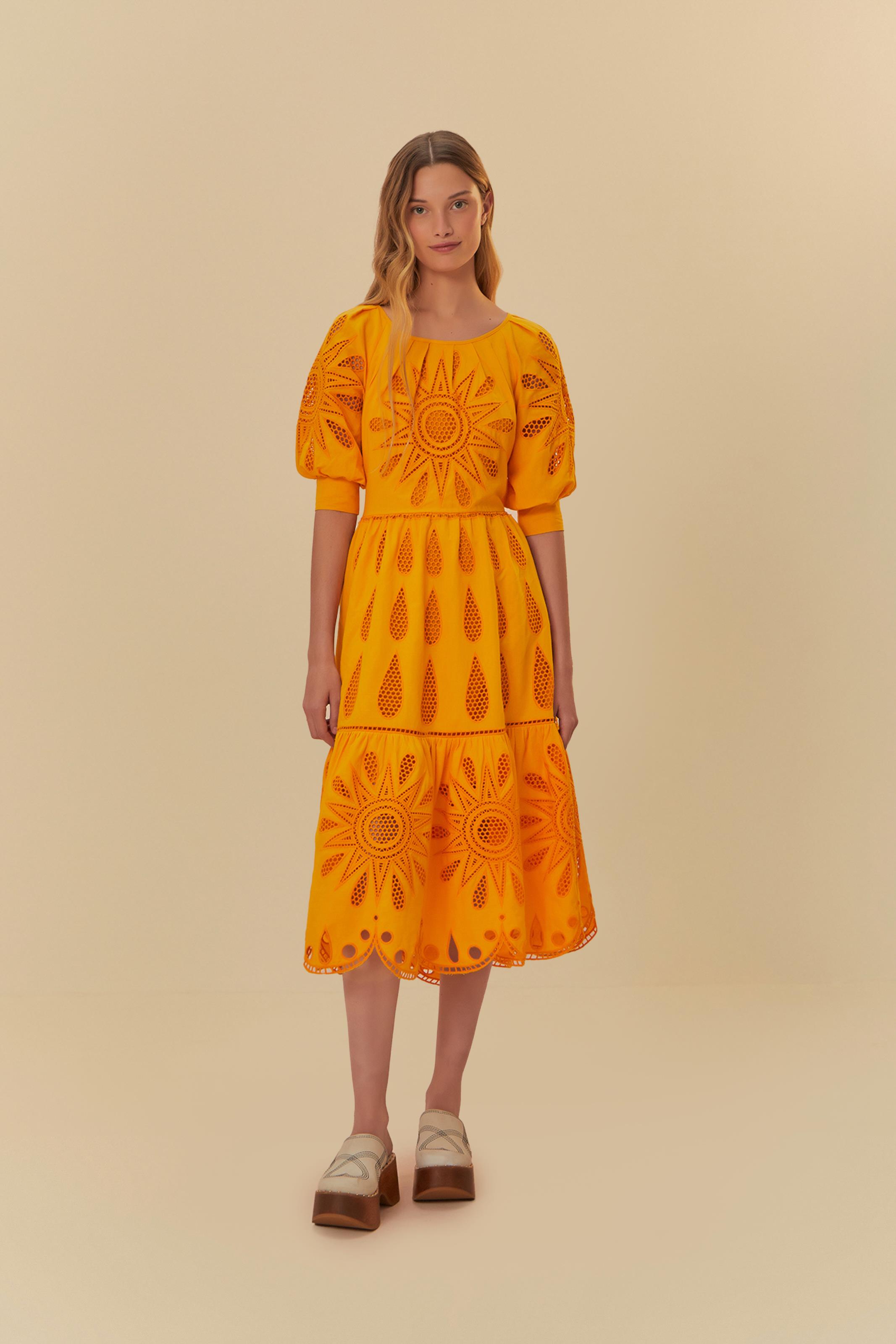Vestido Bordado Richelieu Sol 2
