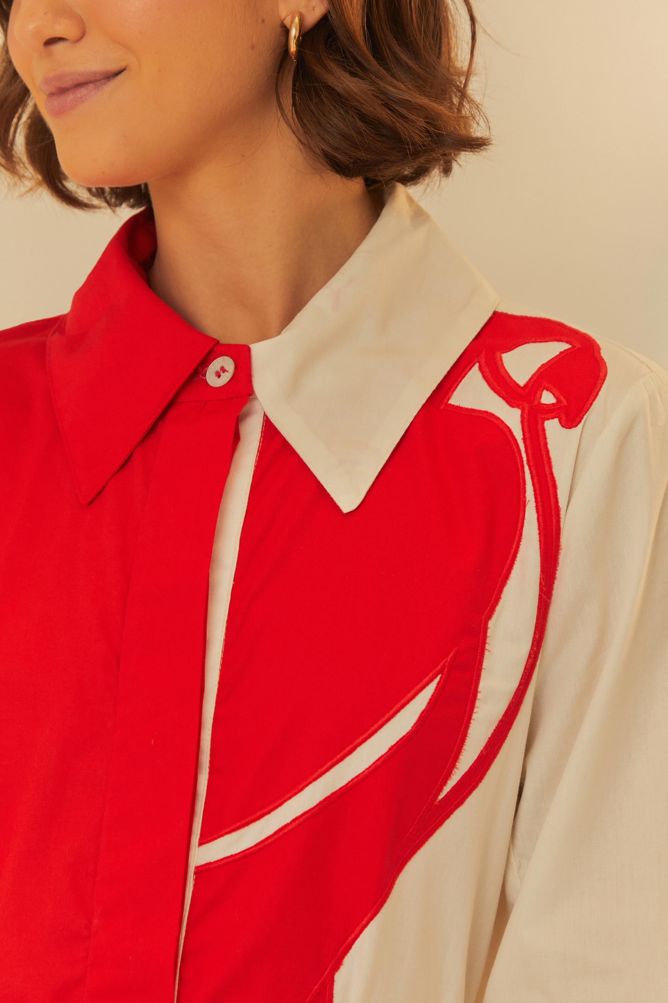 Vestido Chemise Cutwork Arara 2