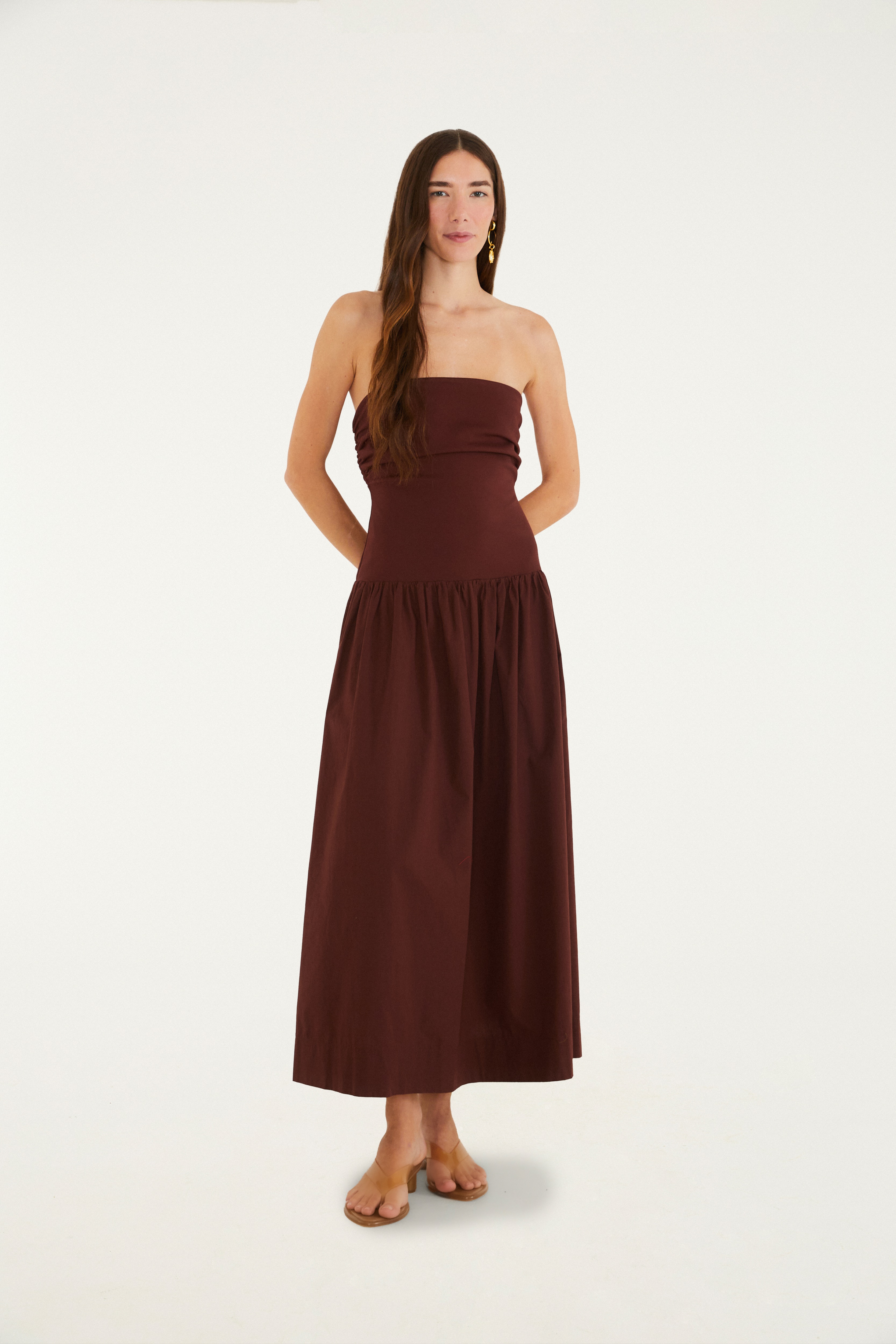 Vestido Saia Franzido 1