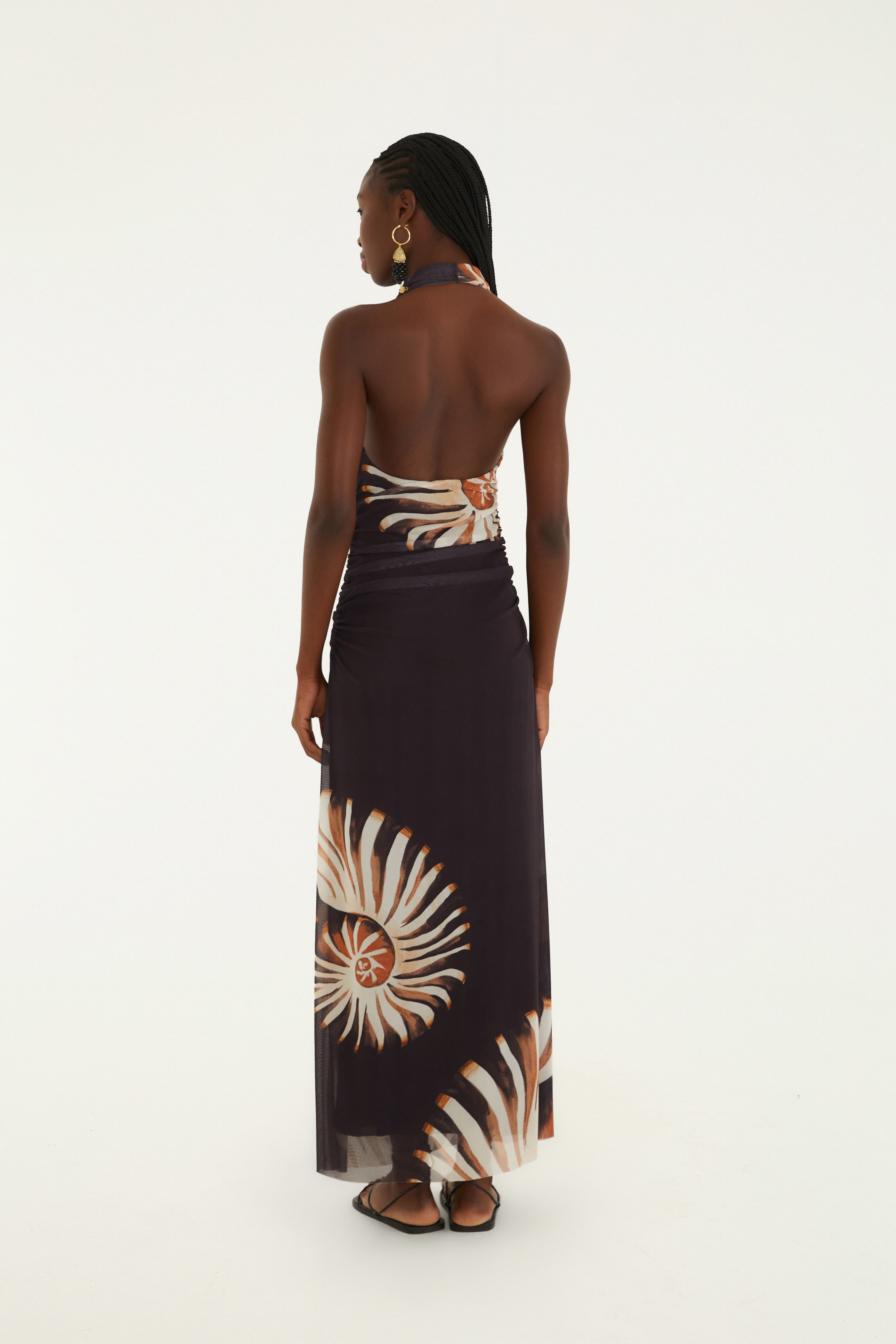 Vestido Tule Estampado Amonita 4