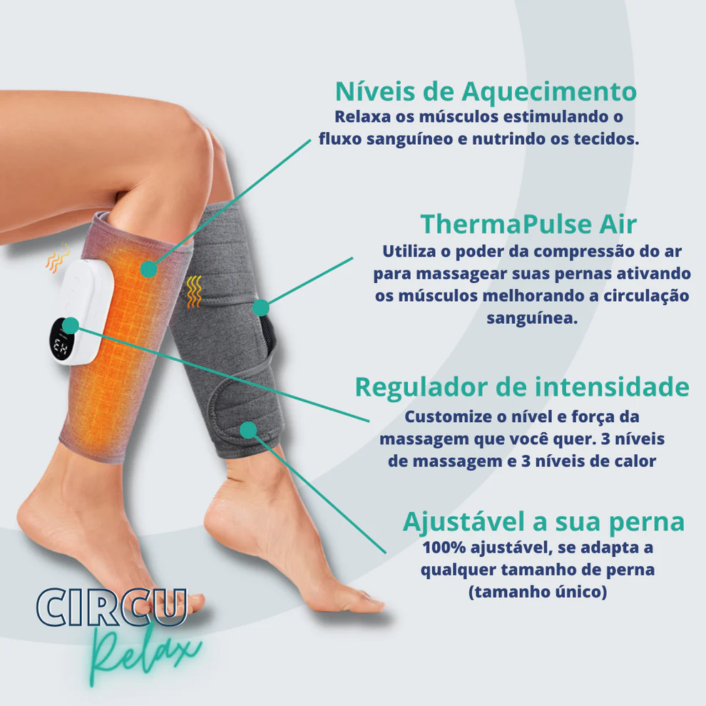 CIRCURELAX - Terapia para pernas inchadas e doloridas. 1