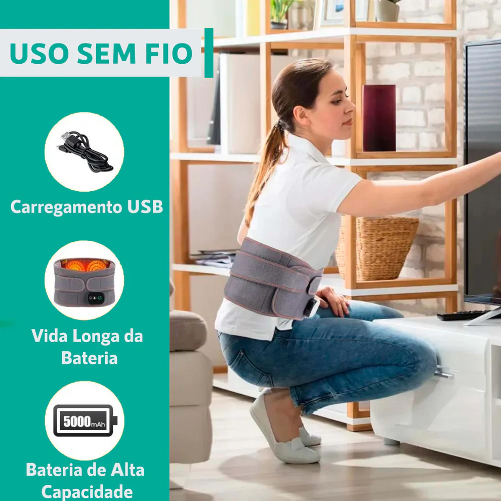 THERMOLOMBAR - Cinta massageadora e aquecimento. 10