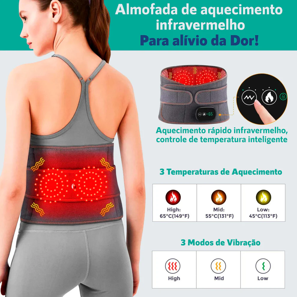 THERMOLOMBAR - Cinta massageadora e aquecimento. 8