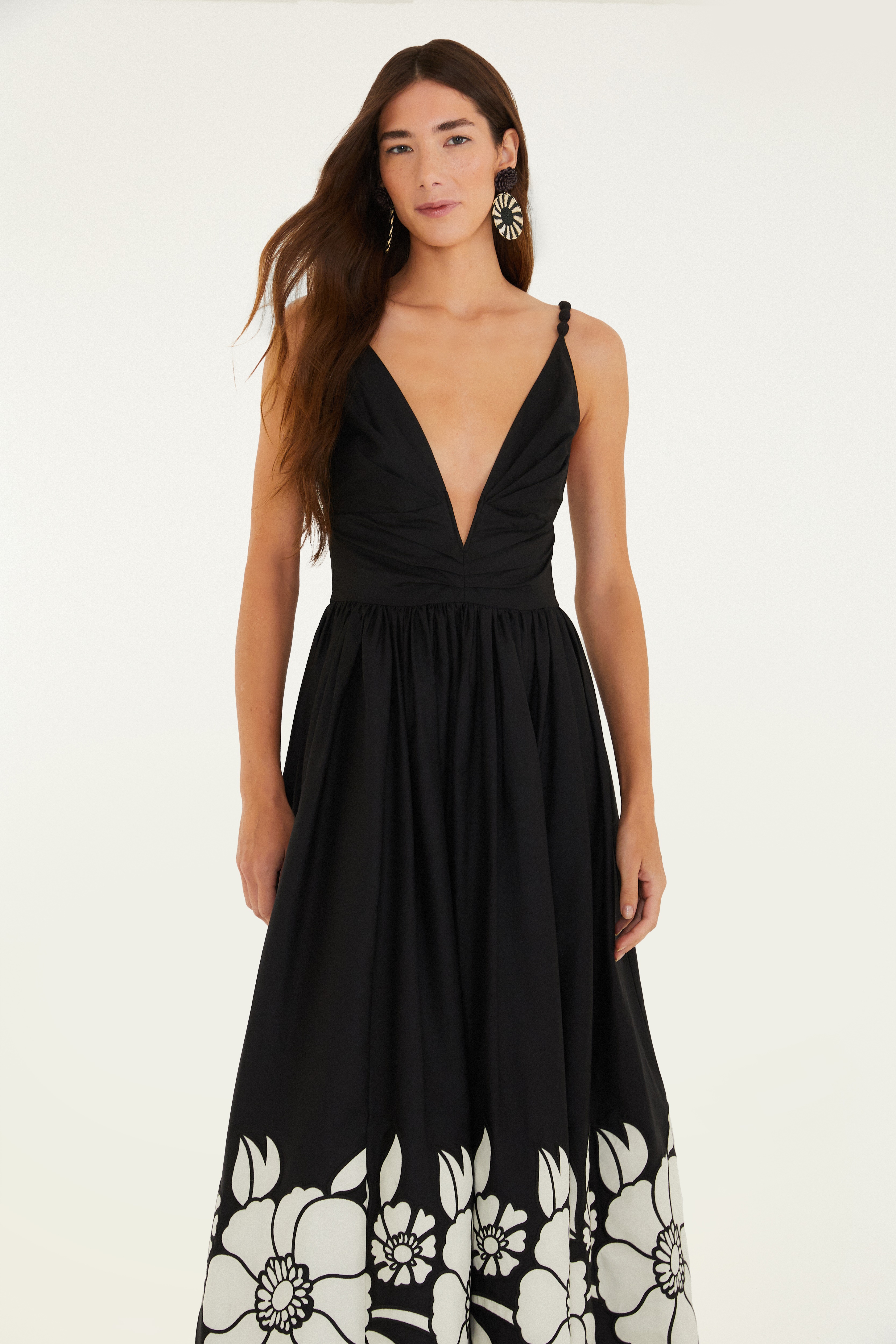 Vestido Bordado Flor Da Noite 4