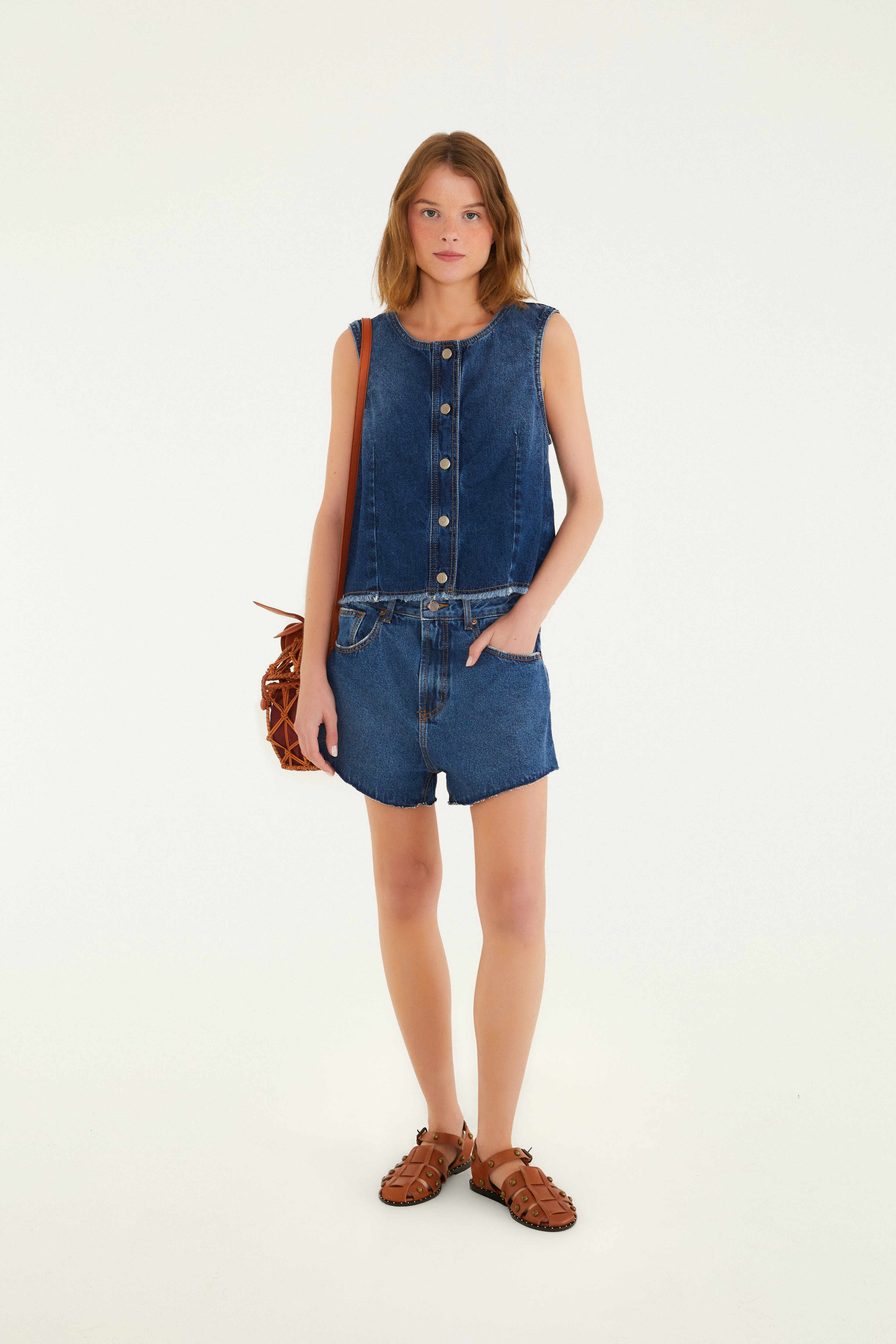 Conjunto Jeans Desfiado 1