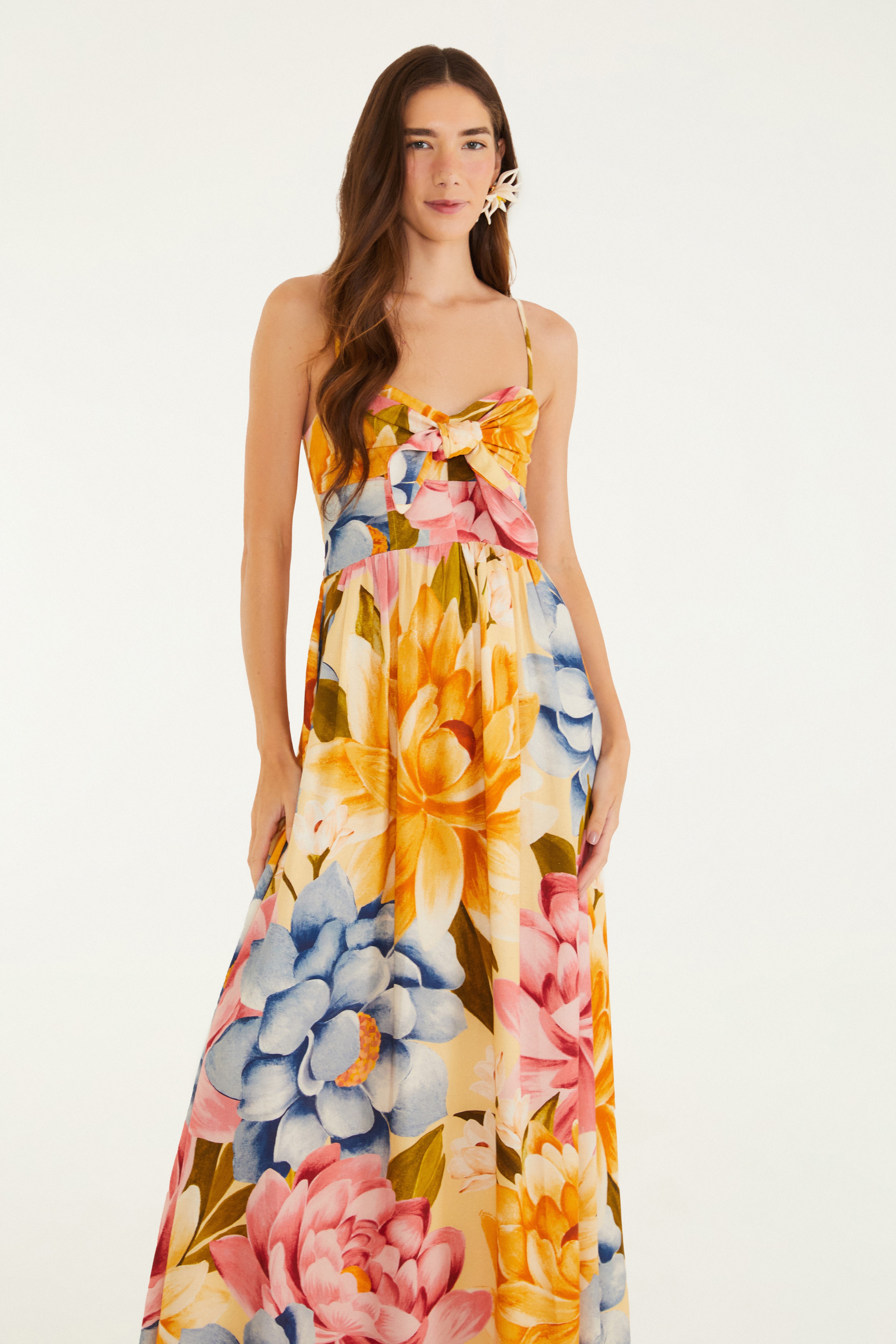 Vestido Estampado Floral Rebeca 2