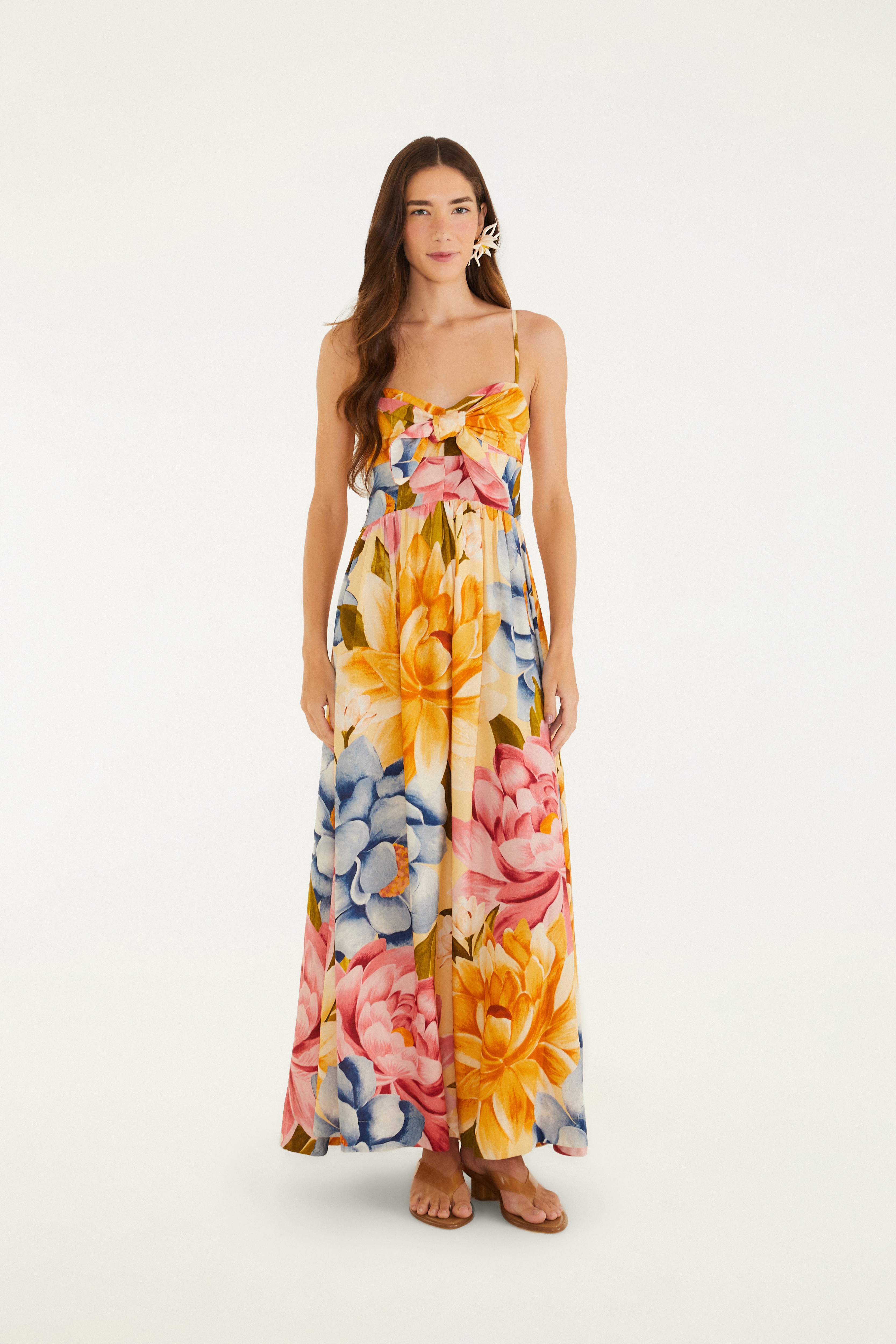 Vestido Estampado Floral Rebeca 1