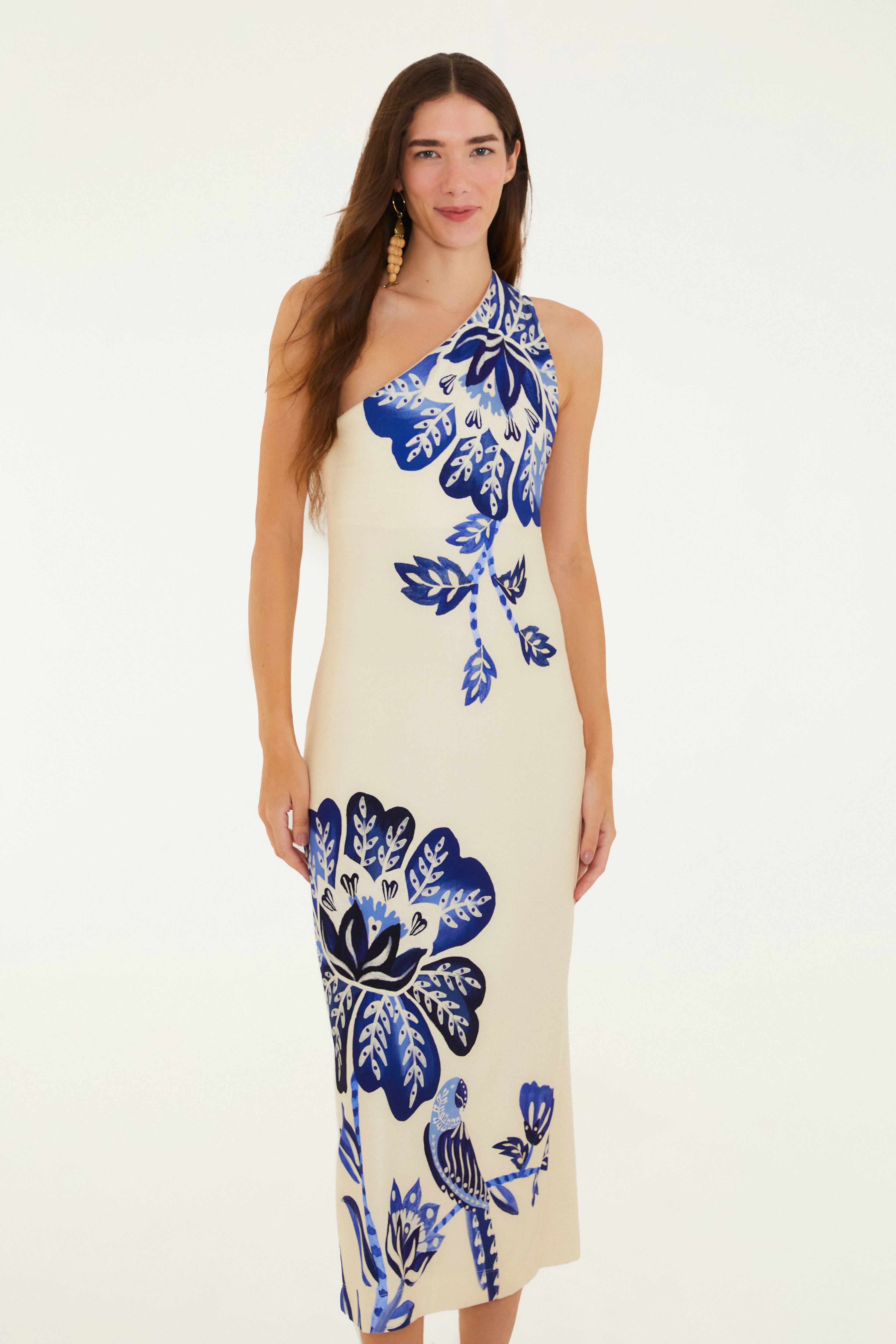 Vestido Ombro Só Estampado Paraíso 2