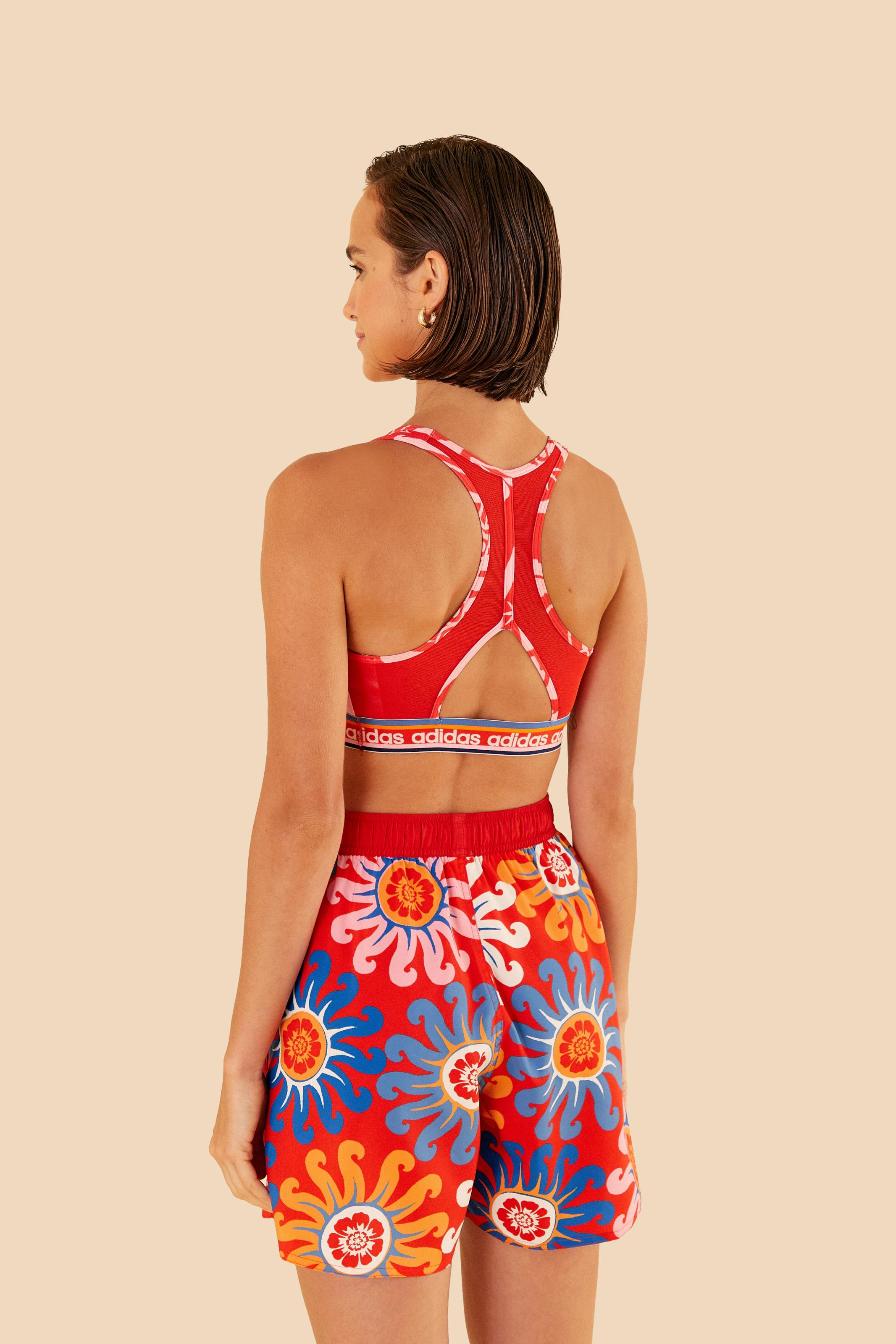 Conjunto Adidas Estampada Sunny Day Red 4