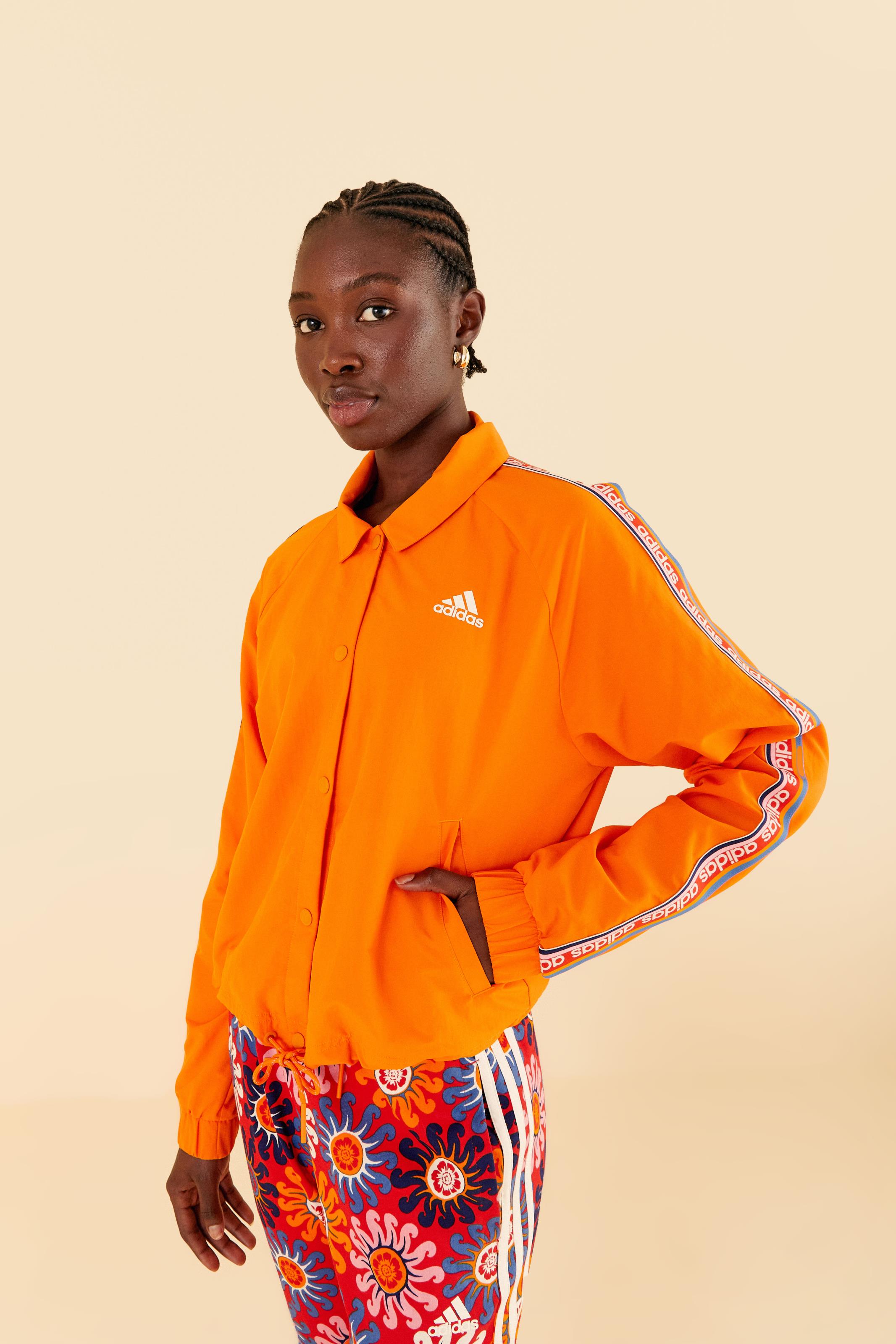 Casaco Adidas Estampado Sunny Day Orange 1