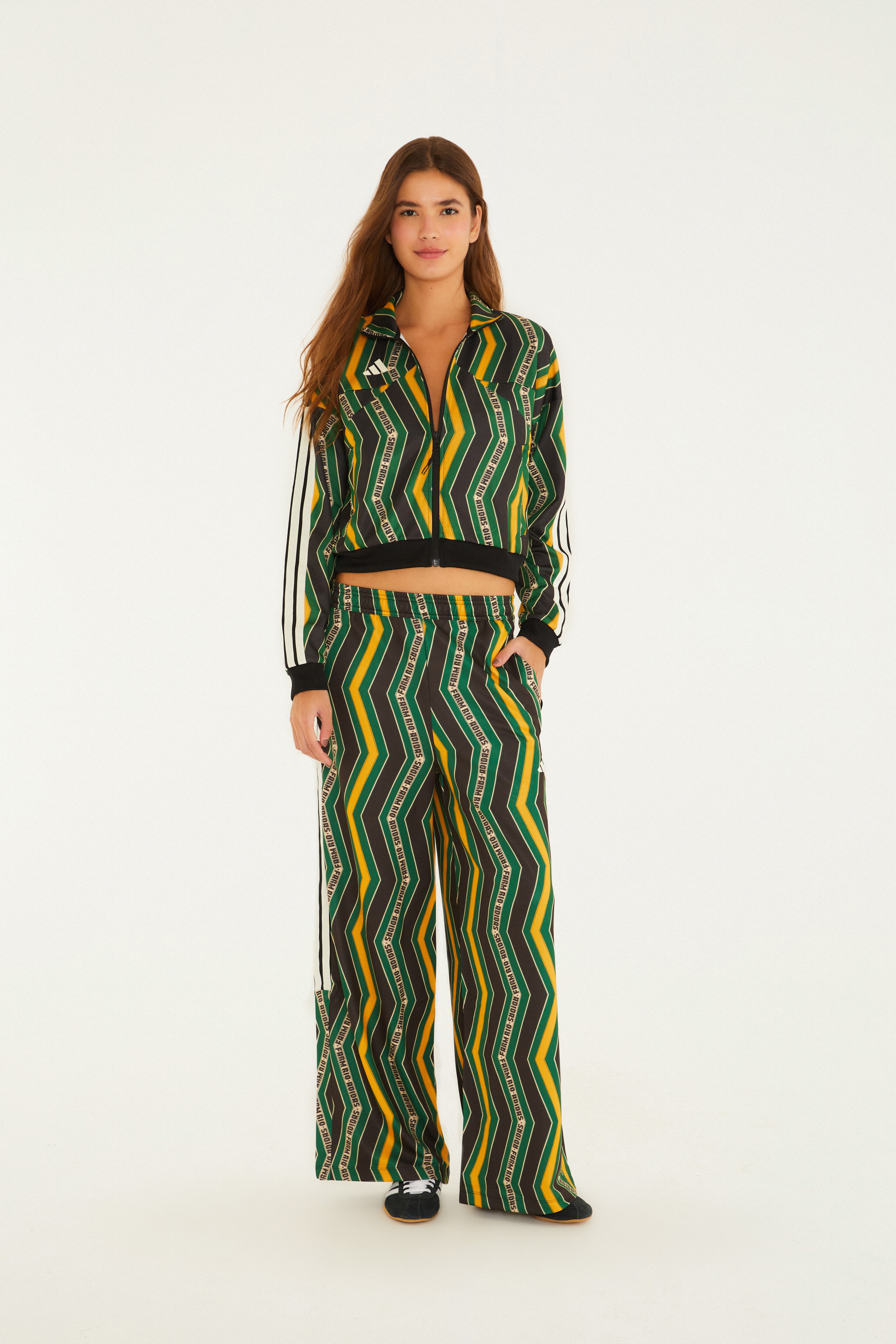 Conjunto Adidas Zig Zag Stripes Green 1