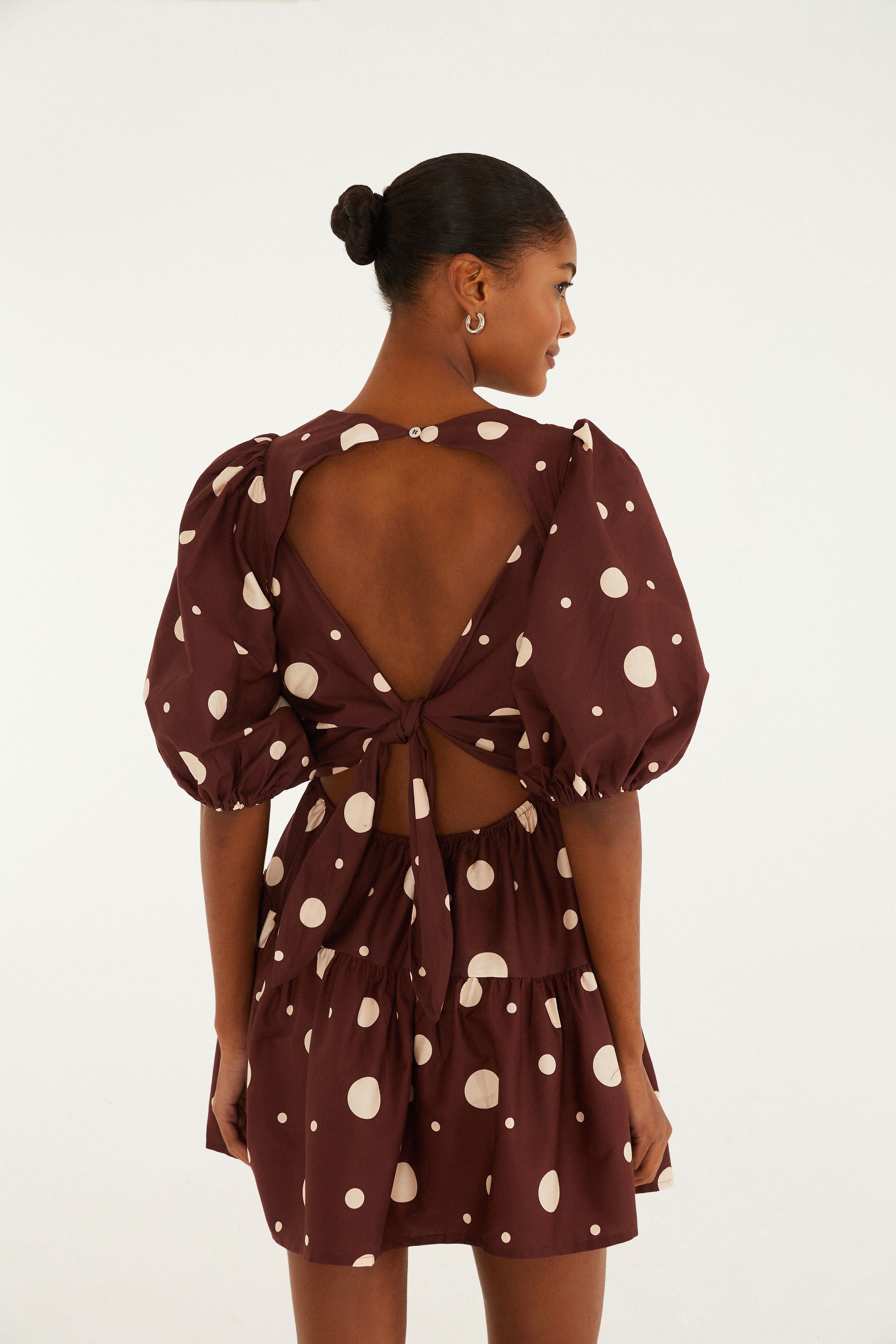 Vestido Estampado Céu De Poá 3