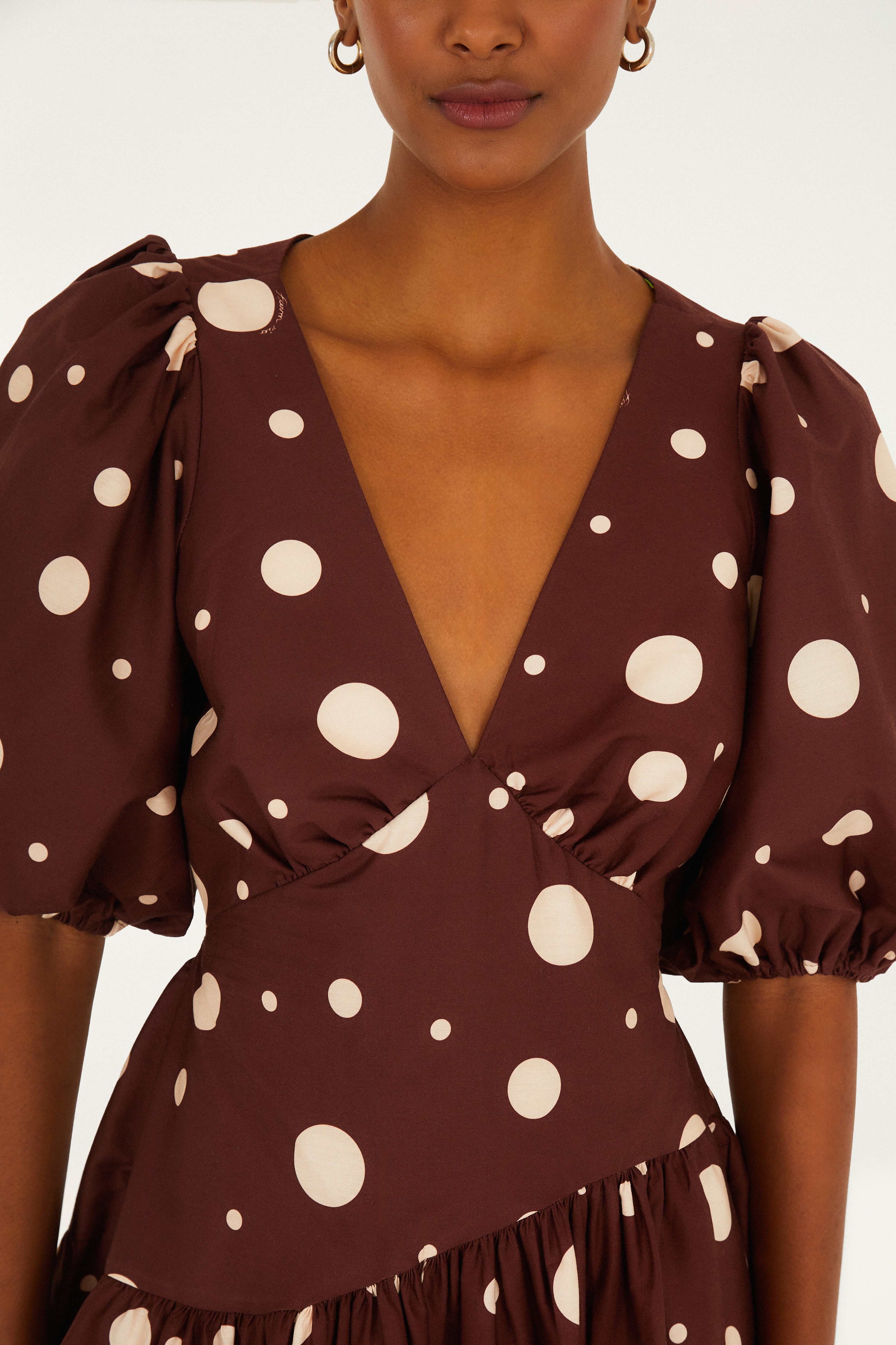 Vestido Estampado Céu De Poá 2