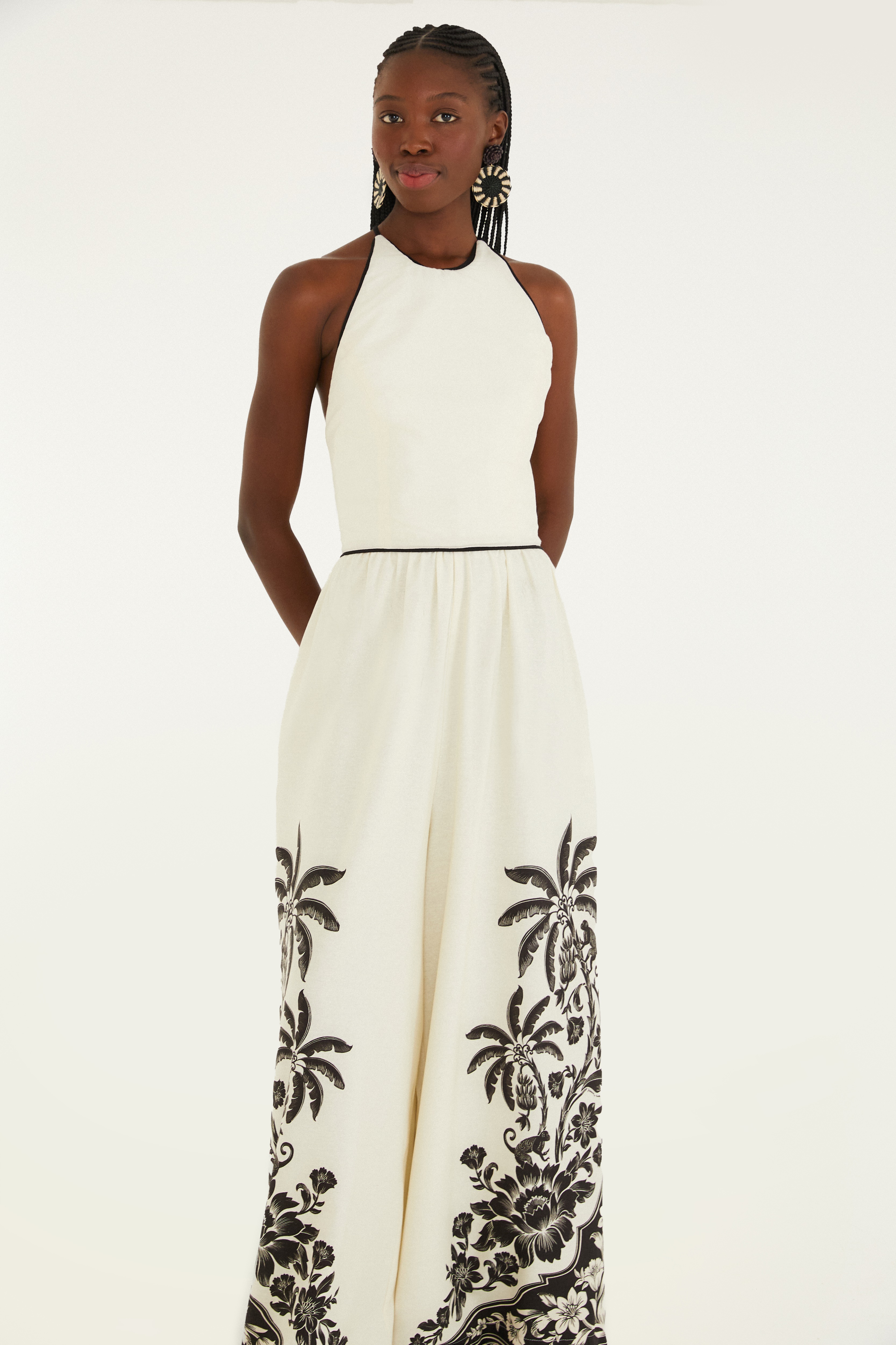 Macacão Pantalona Frente Única Estampado Guanacaste 2