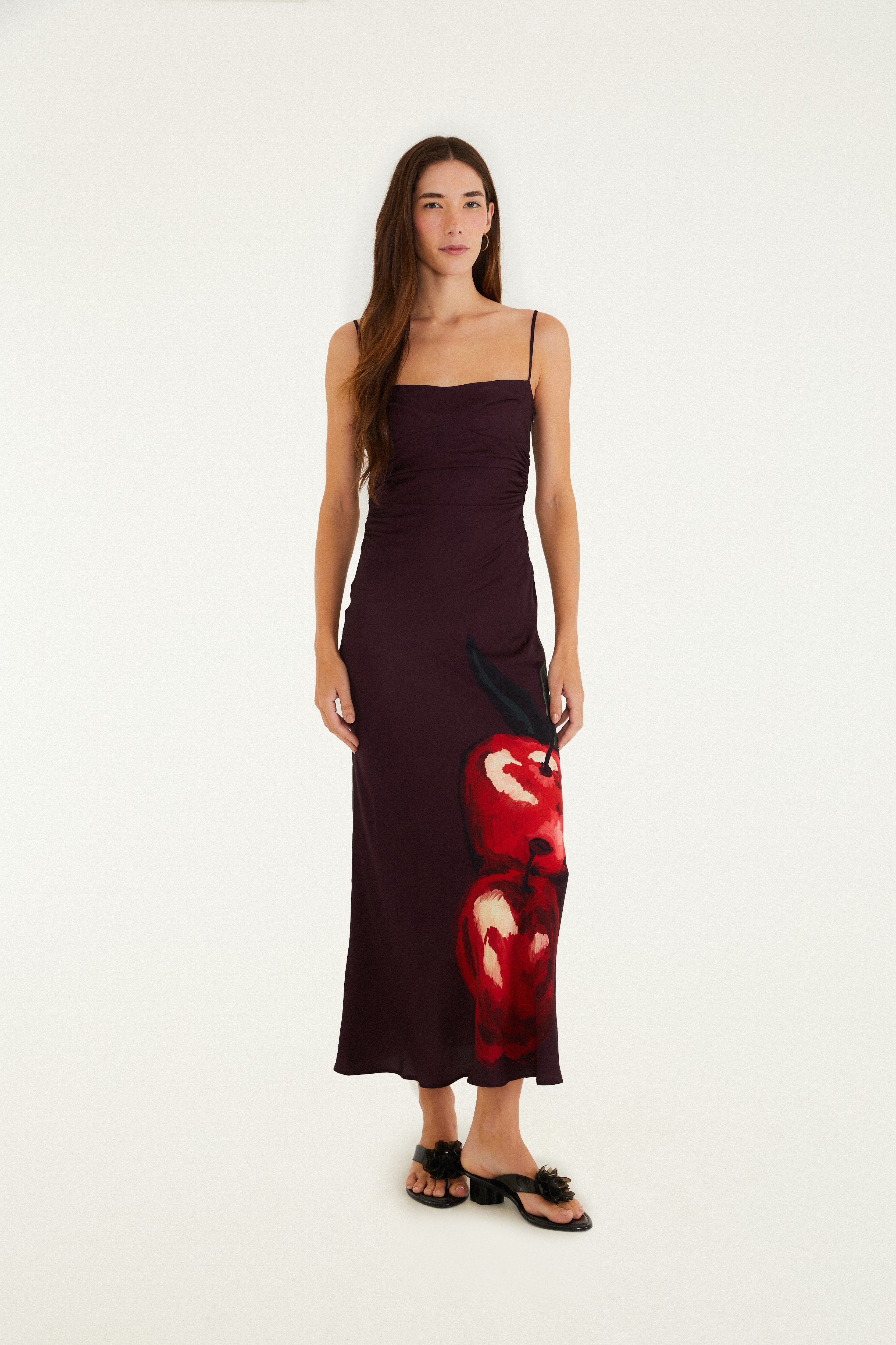 Vestido Localizado Cereja Pintada 1