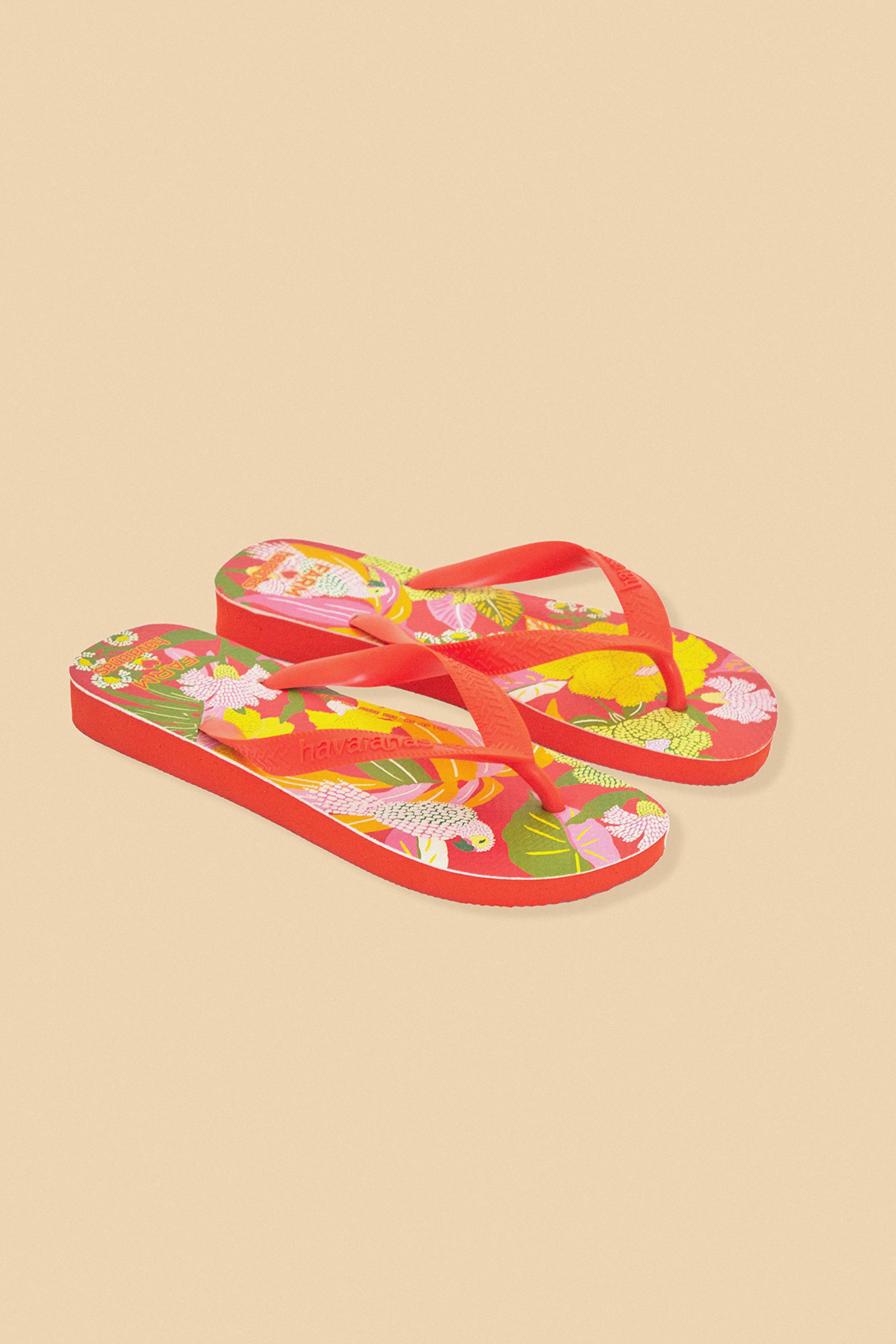 Havaianas Estampadas Neon Flor 1