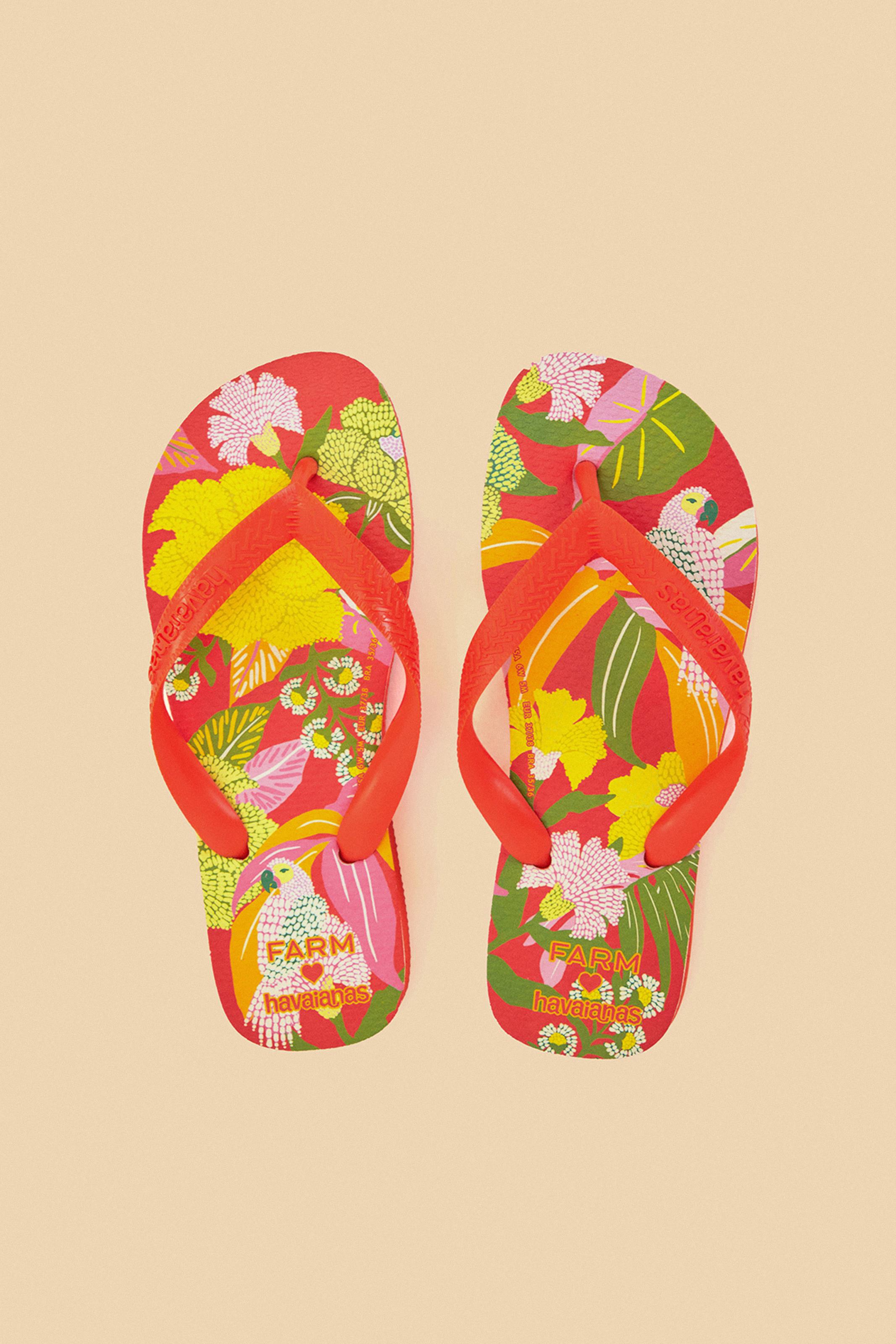 Havaianas Estampadas Neon Flor 3