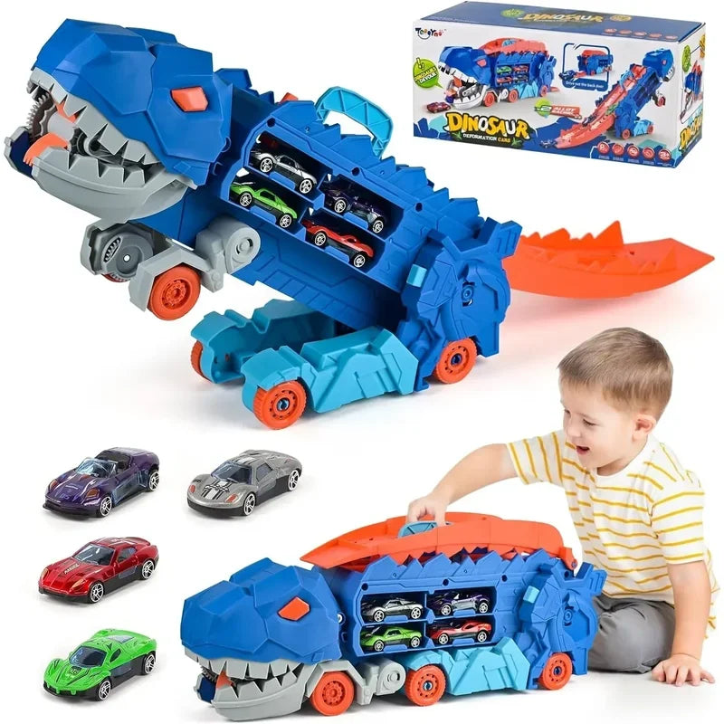 Hot Wheels City Pista Super Reboque de T Rex - Mattel 1