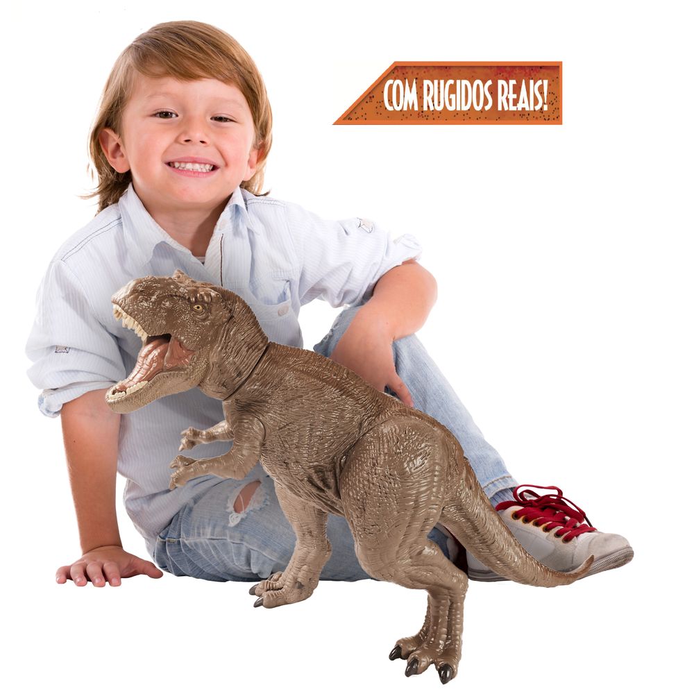 Boneco T-Rex Gigante Articulado com Som Jurassic World - Mimo 1