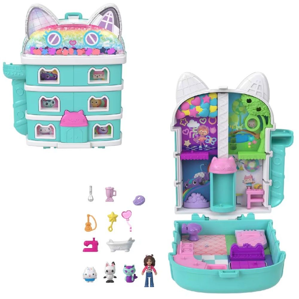 Polly Pocket Estojo Gabby's Dollhouse - Mattel 1