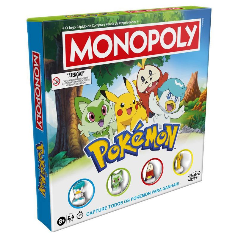 Jogo De Tabuleiro - Monopoly - Pokémon - Hasbro 1
