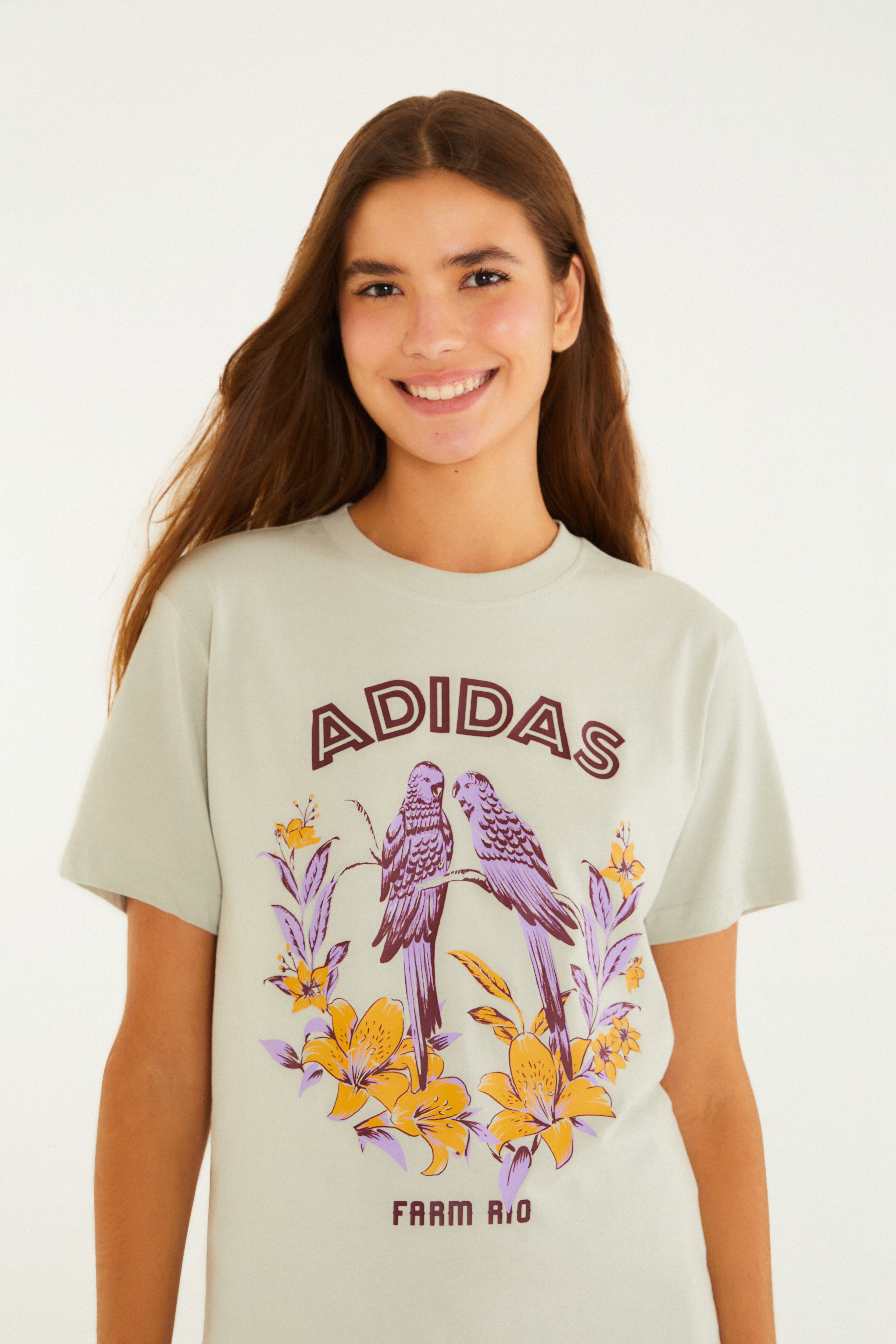 T-Shirt Adidas Pássaros Lilac 3