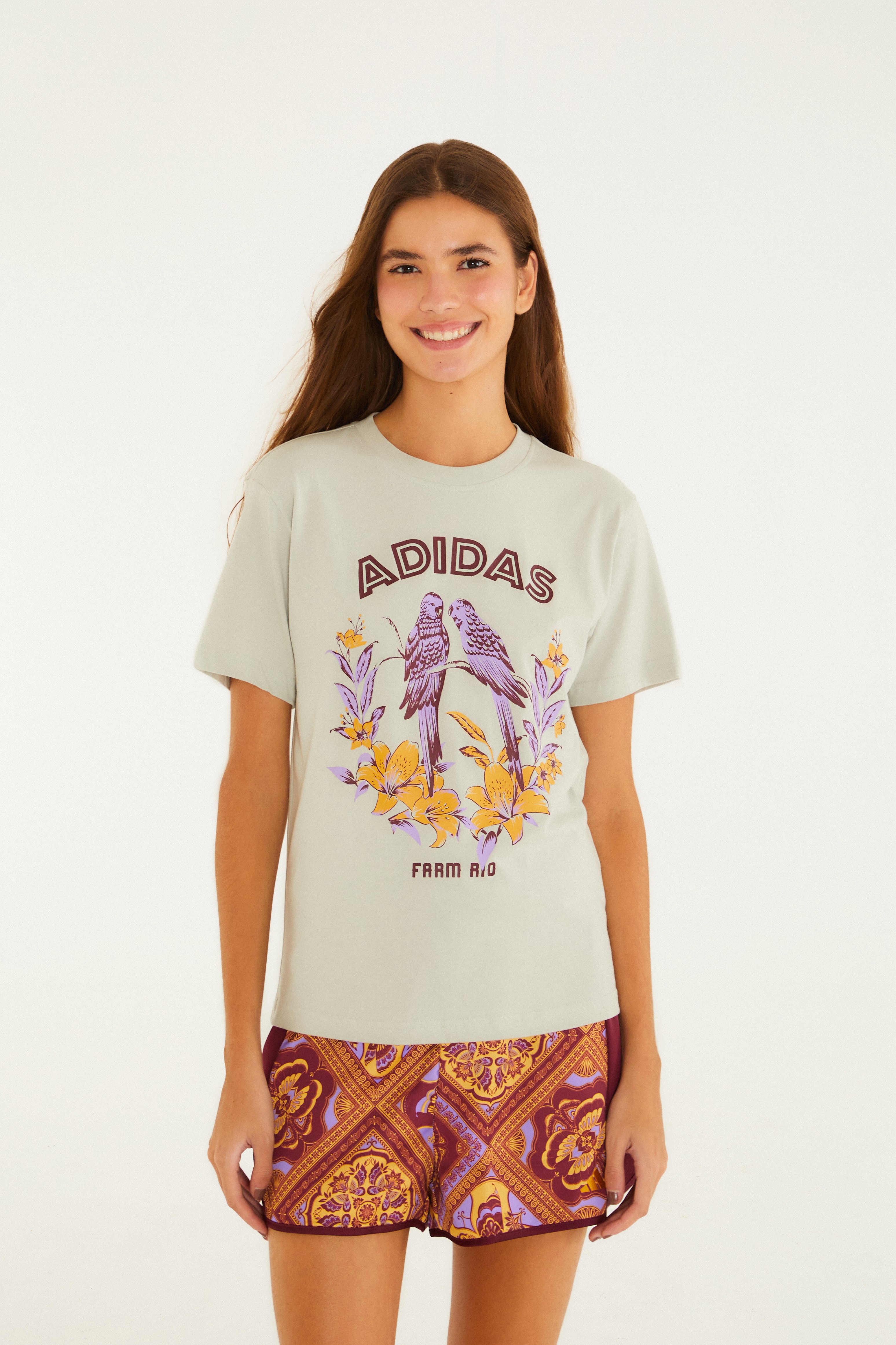T-Shirt Adidas Pássaros Lilac 2