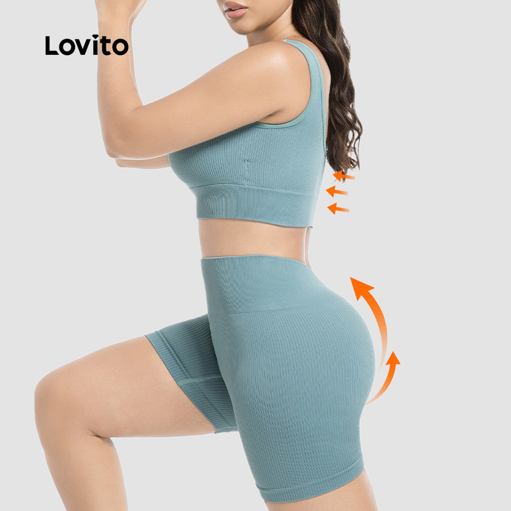 Lovito Conjunto esportivo Blue Ocean 2