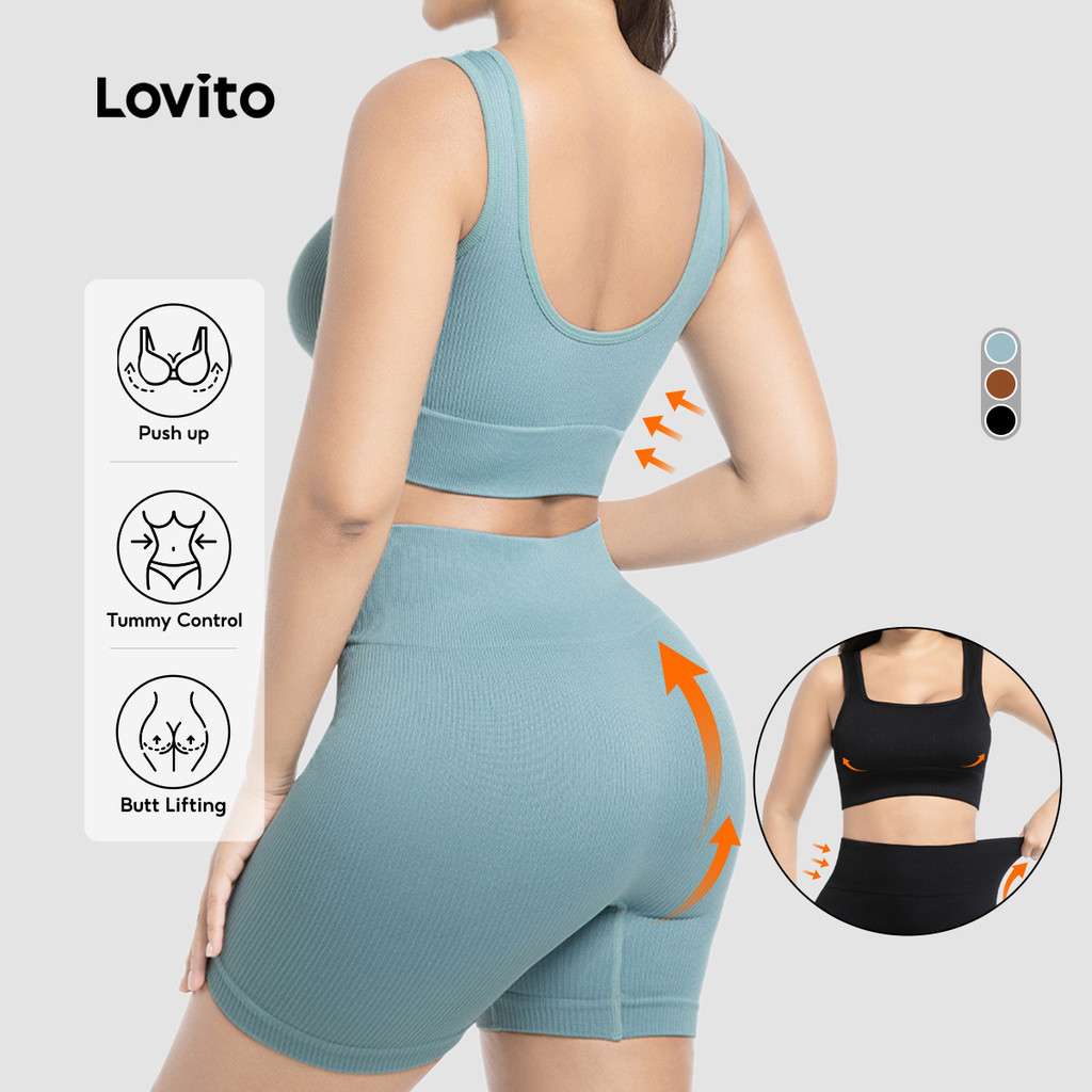 Lovito Conjunto esportivo Blue Ocean 1