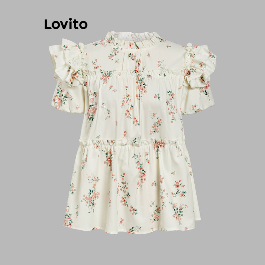 Lovito Blusa Casual Ditsy Floral 4