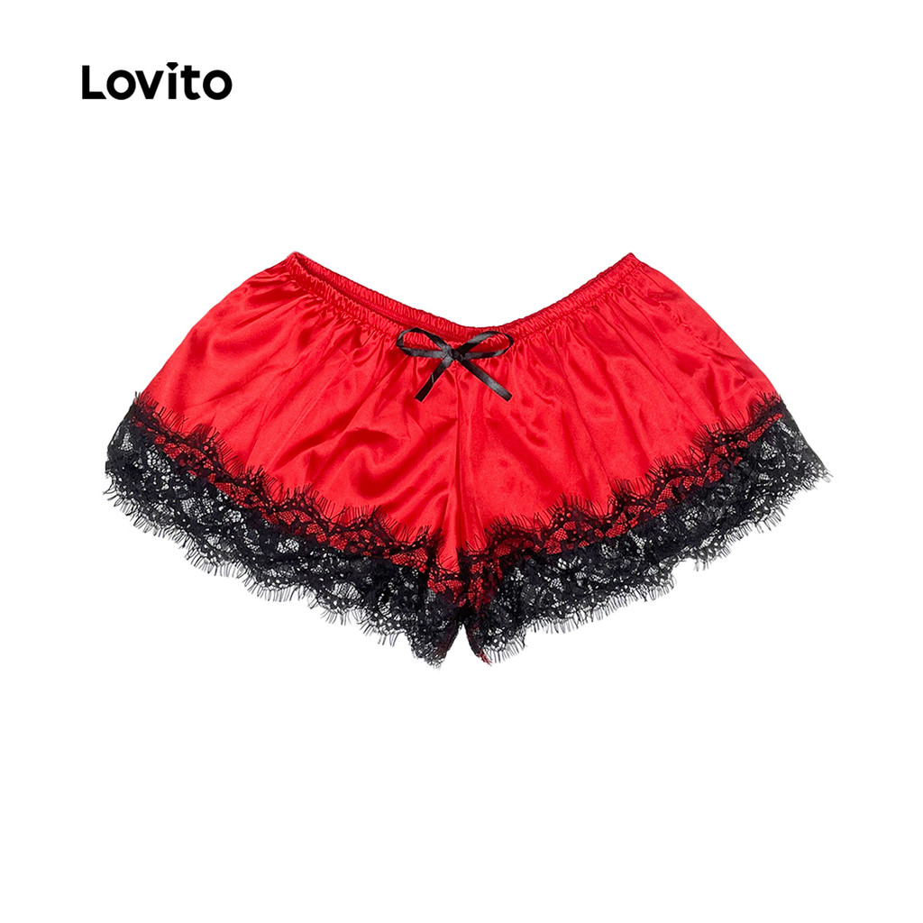 Lovito Conjunto De Calcinha Sexy Lingerie De Renda Sutiã E Calcinha Primavera 4